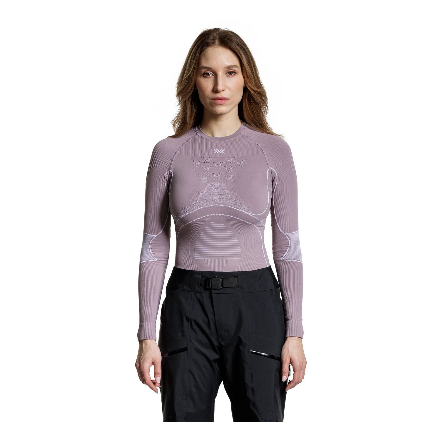 Camiseta de esquí de mujer ENERGY ACCUMULATOR 4 0 X-Bionic - Morado Morado-3