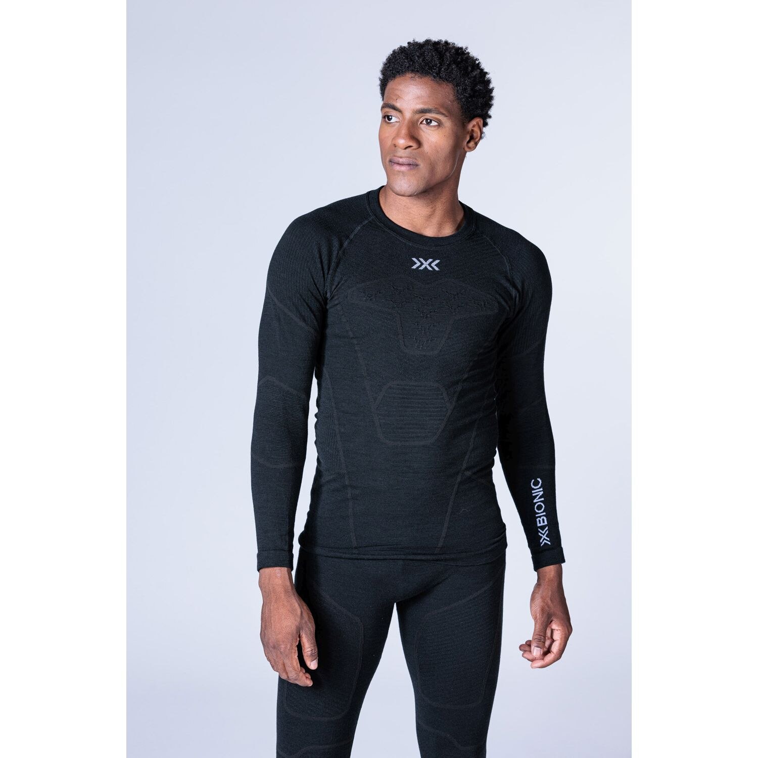 Camiseta de esquí de hombre SYMBIO MERINO X-Bionic - Negro Negro-3