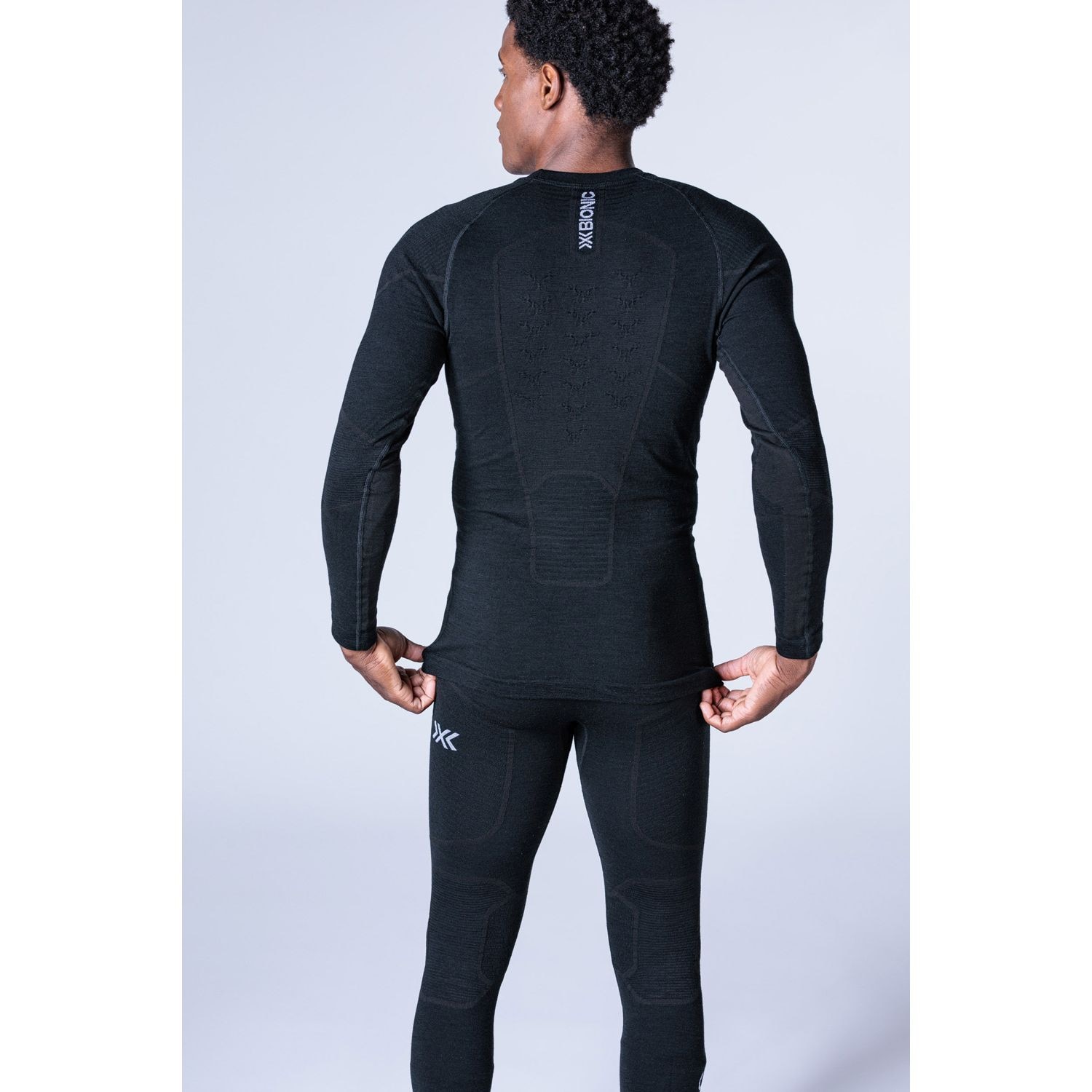Camiseta de esquí de hombre SYMBIO MERINO X-Bionic - Negro Negro-5