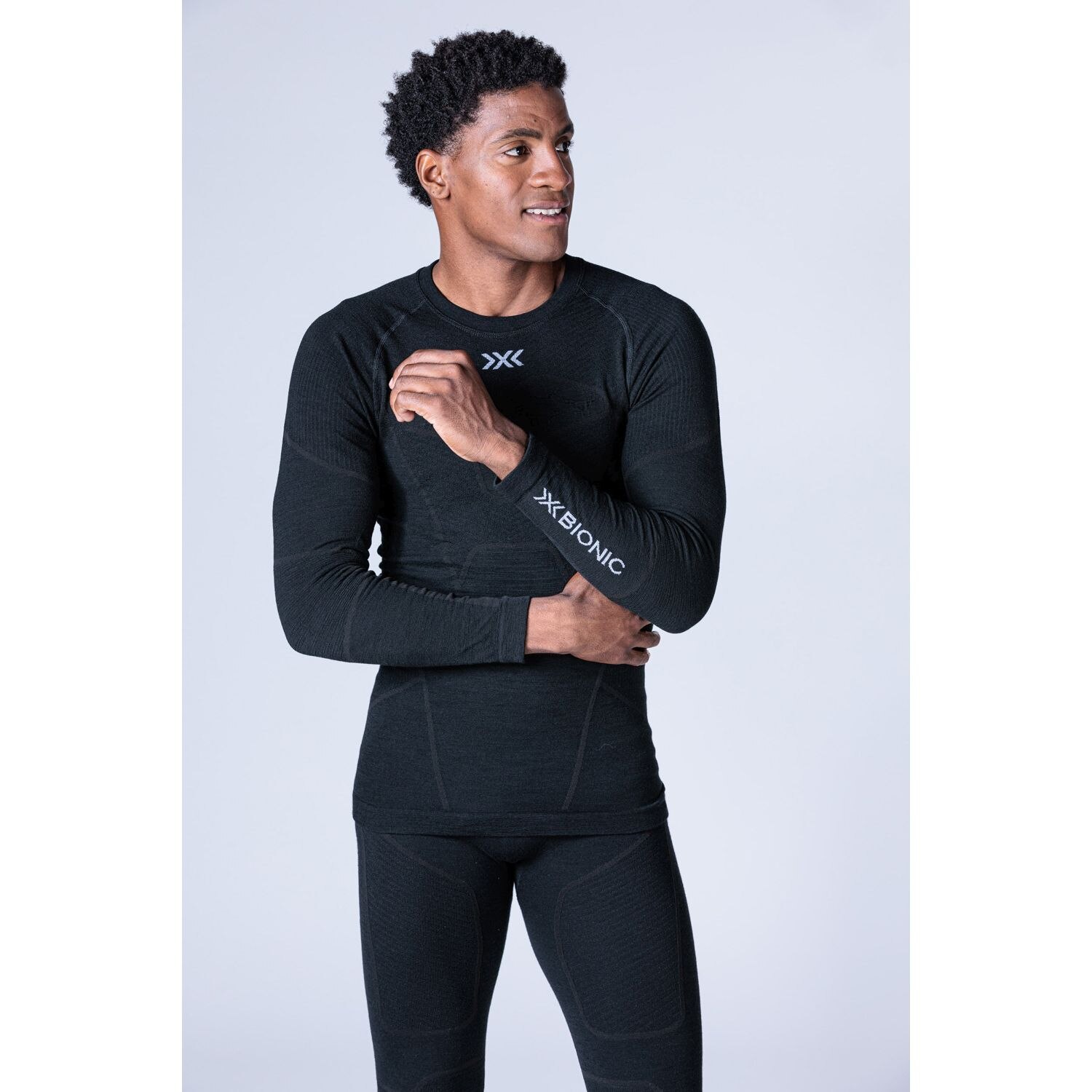 Camiseta de esquí de hombre SYMBIO MERINO X-Bionic - Negro Negro-6