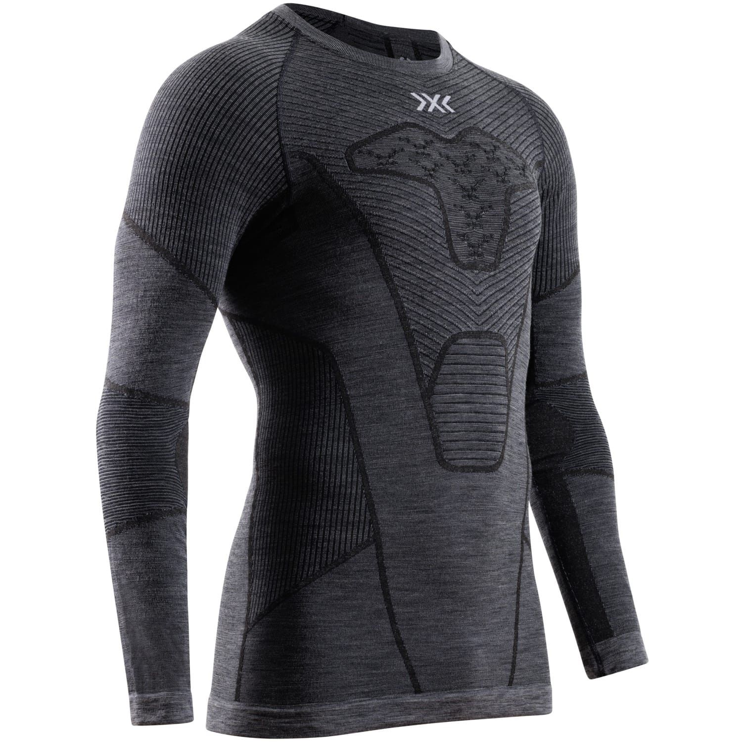 Camiseta de esquí de hombre SYMBIO MERINO X-Bionic - Gris Gris-1