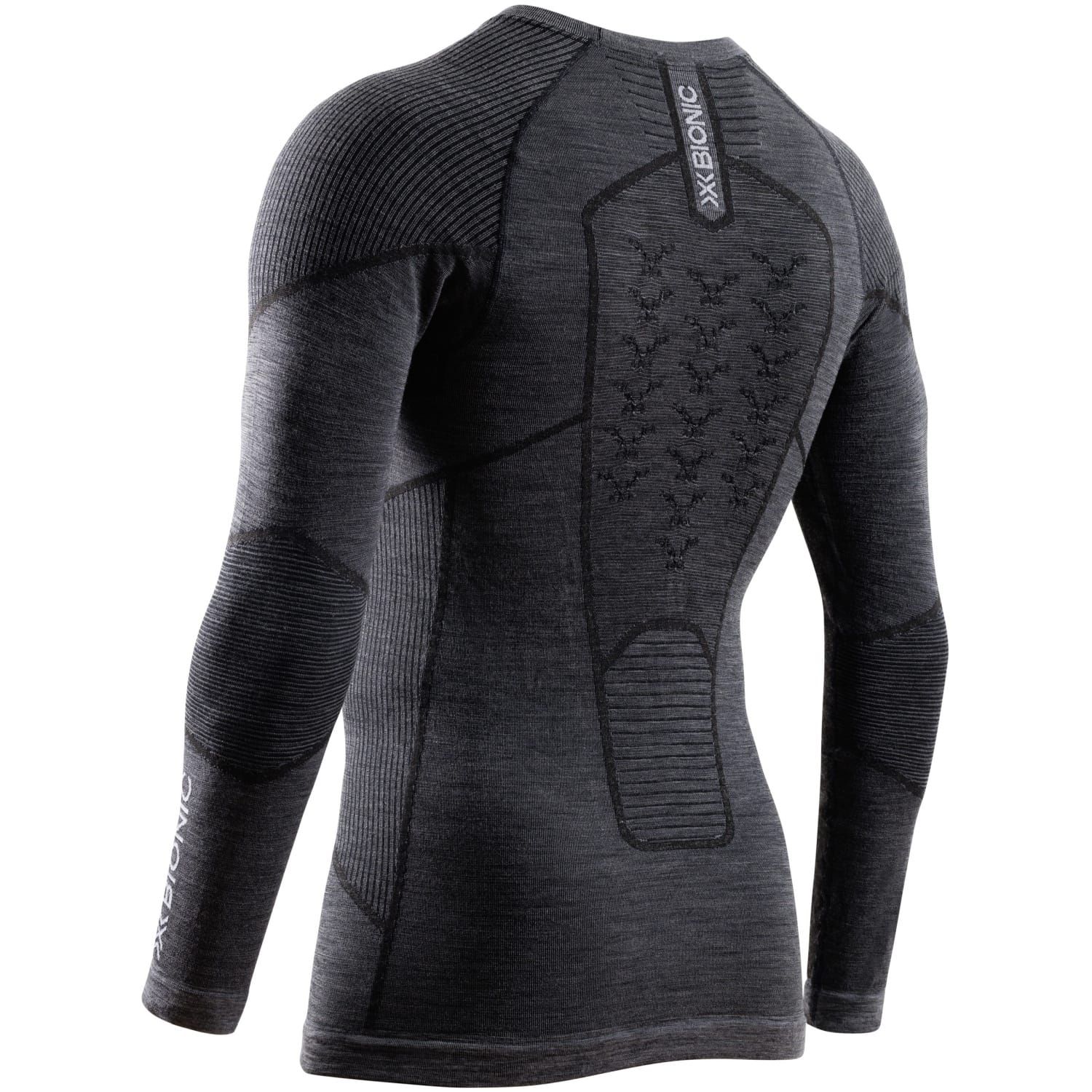 Camiseta de esquí de hombre SYMBIO MERINO X-Bionic - Gris Gris-2
