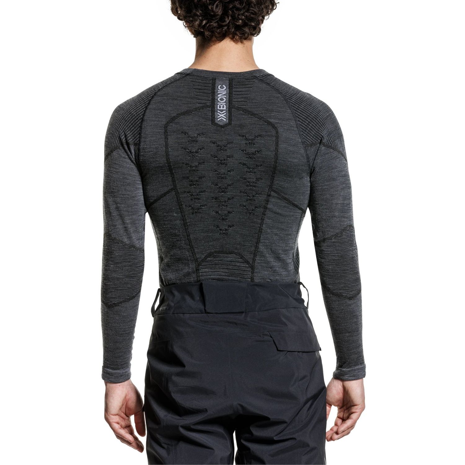 Camiseta de esquí de hombre SYMBIO MERINO X-Bionic - Gris Gris-4