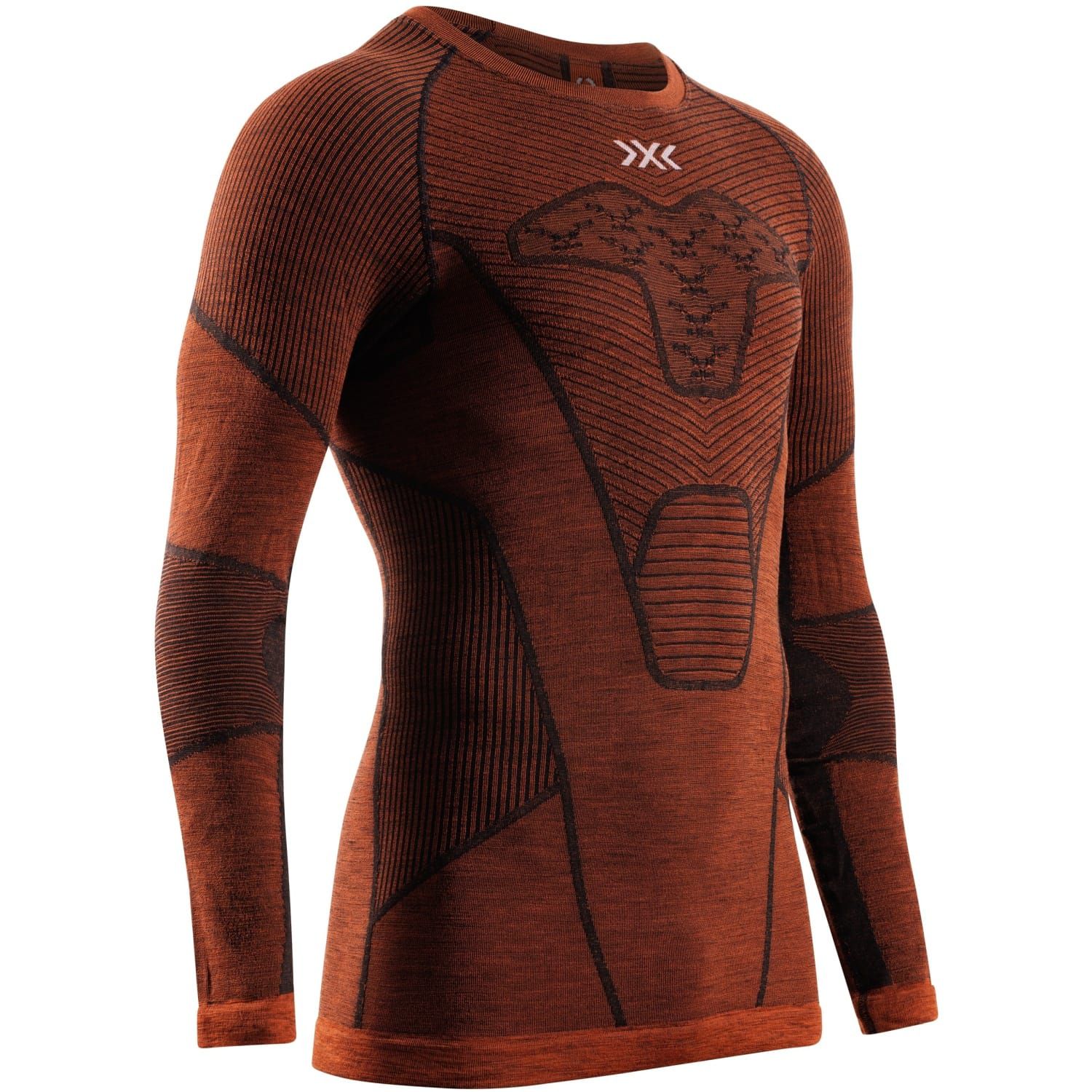 Imagen 0 de Camiseta de esquí de hombre SYMBIO MERINO X-Bionic Marrón