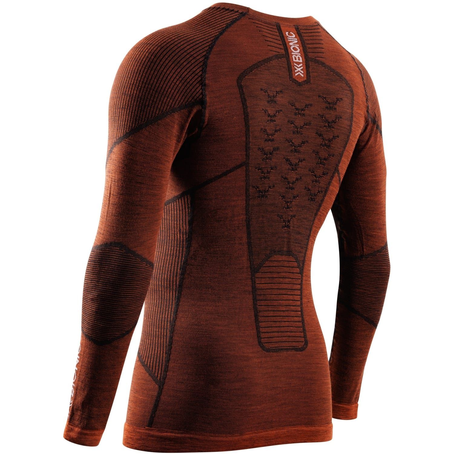 Camiseta de esquí de hombre SYMBIO MERINO X-Bionic - Marrón Marrón-2