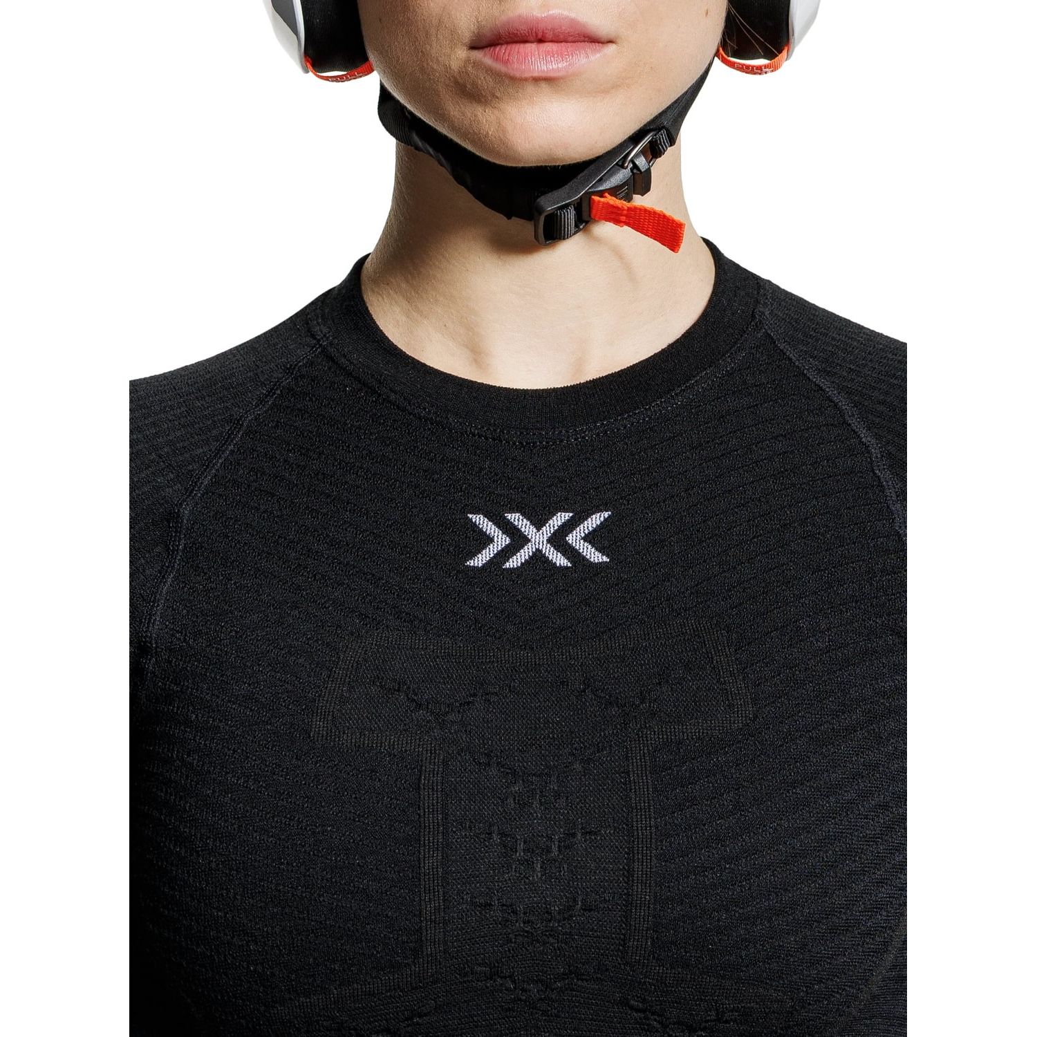 Camiseta de esquí de mujer SYMBIO MERINO X-Bionic - Marrón Negro-5