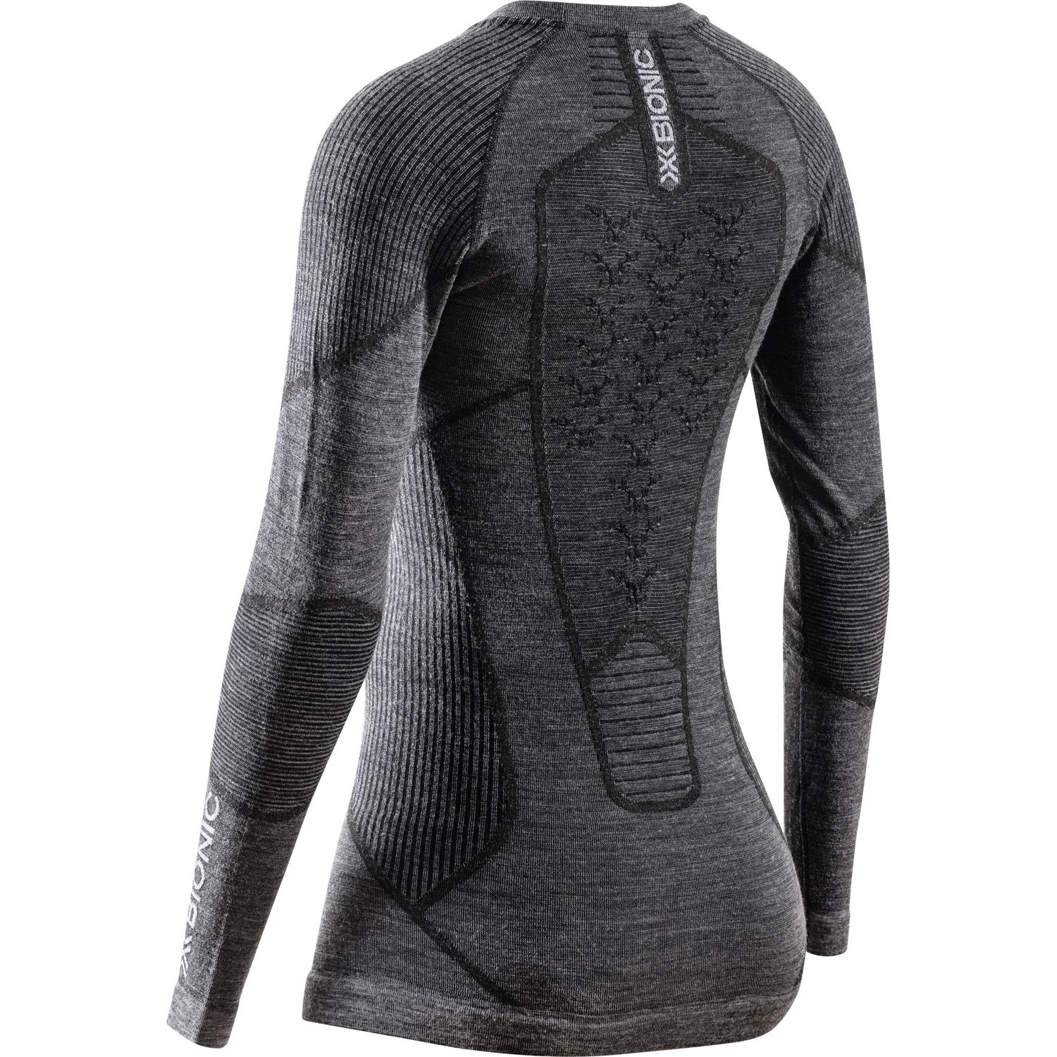 Camiseta de esquí de mujer SYMBIO MERINO X-Bionic - Gris Gris-6