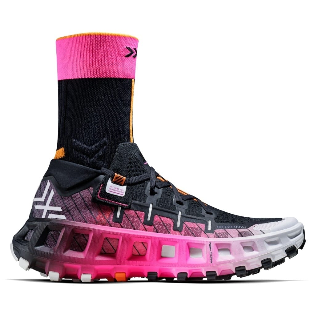Zapatillas de trail running unisex TERRASKIN X00C + calcetín X-Bionic - Rosa Rosa-1