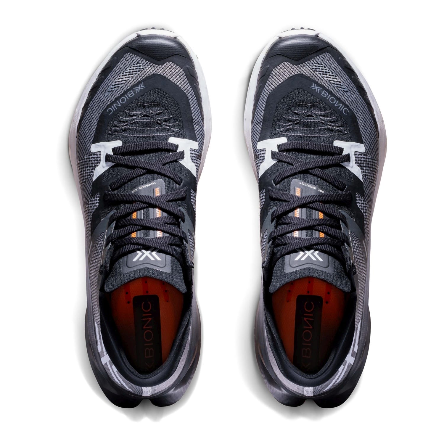 Zapatillas de trail running unisex TERRASKIN X02 + calcetín X-Bionic - Negro / Blanco Negro / Blanco-7