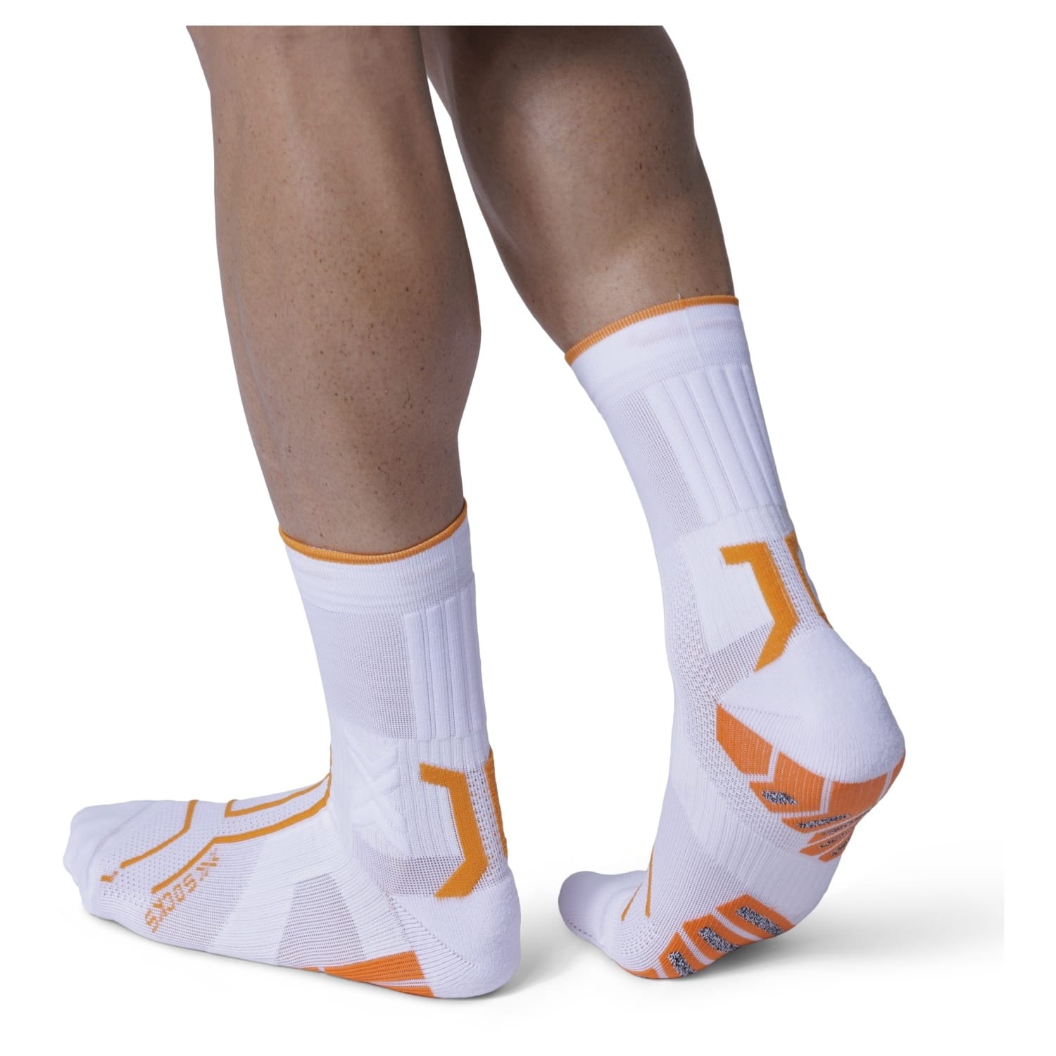 Imagen 3 de Calcetines de trail running unisex TERRASKIN EXPERT CREW X-Socks - Blanco / Naranja Blanco / Naranja