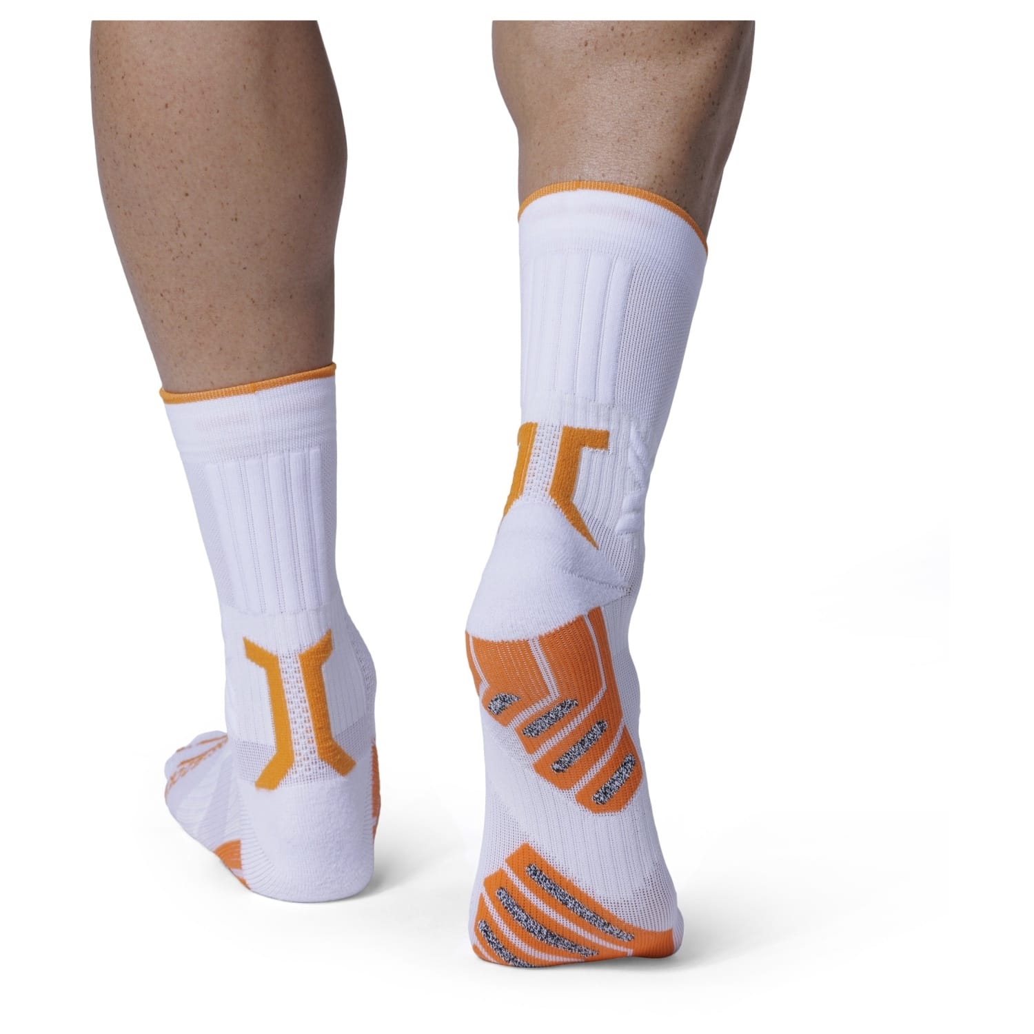 Imagen 4 de Calcetines de trail running unisex TERRASKIN EXPERT CREW X-Socks - Blanco / Naranja Blanco / Naranja