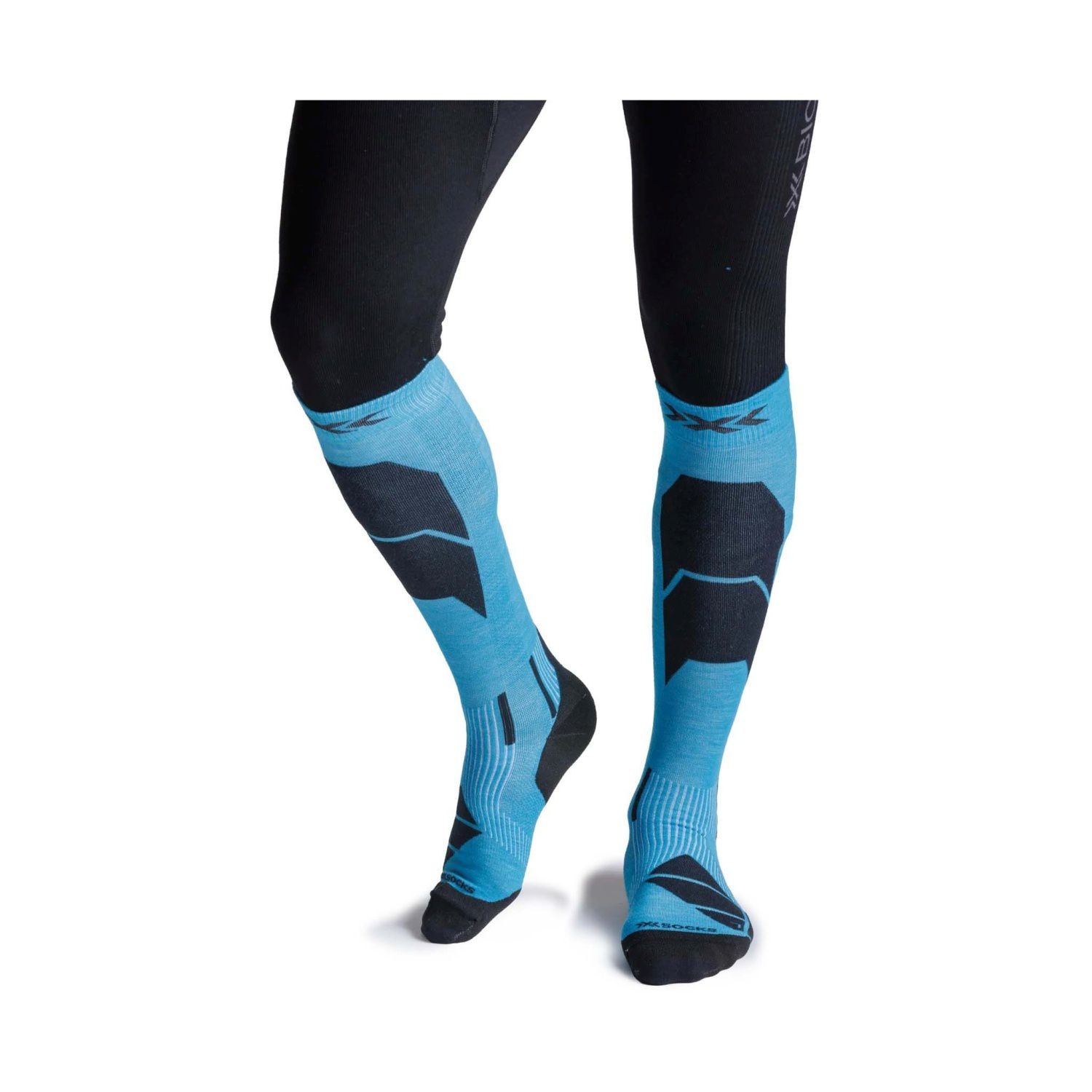 Imagen 2 de Calcetines de esquí unisex PERFORM MERINO OTC X-Socks - Azul Azul