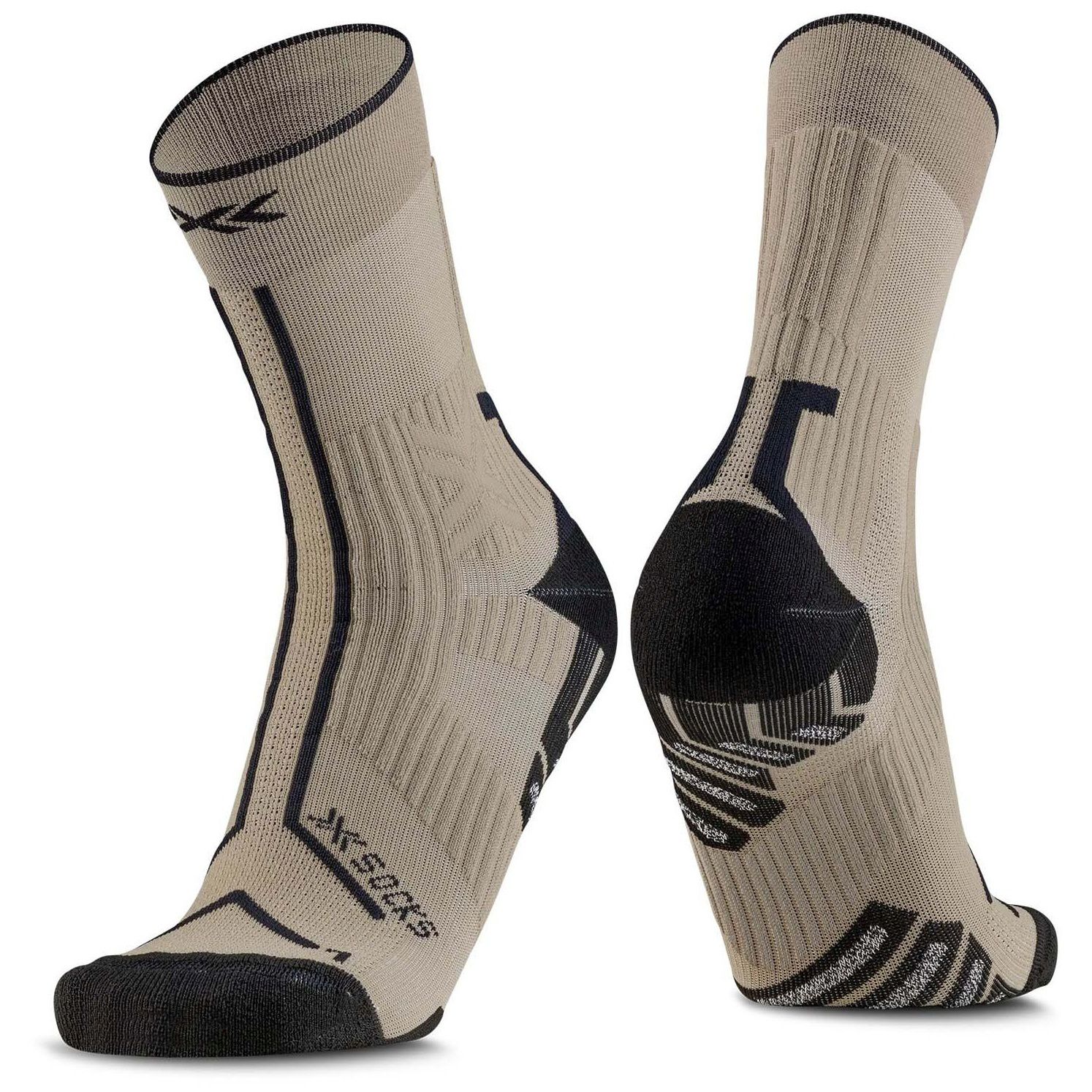 Imagen 1 de Calcetines de trail running unisex TERRASKIN EXPERT CREW X-Socks - Beige Beige