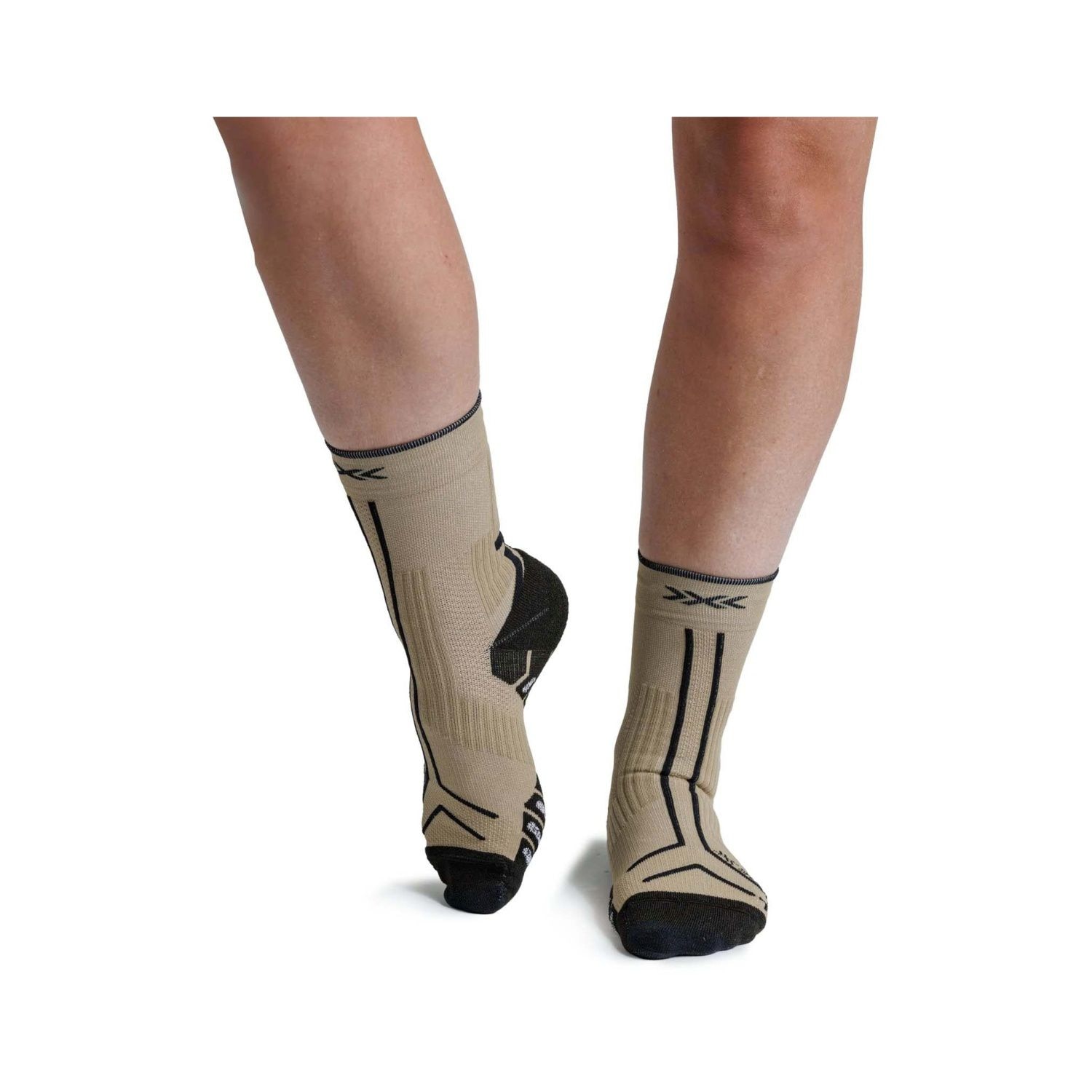 Imagen 2 de Calcetines de trail running unisex TERRASKIN EXPERT CREW X-Socks - Beige Beige