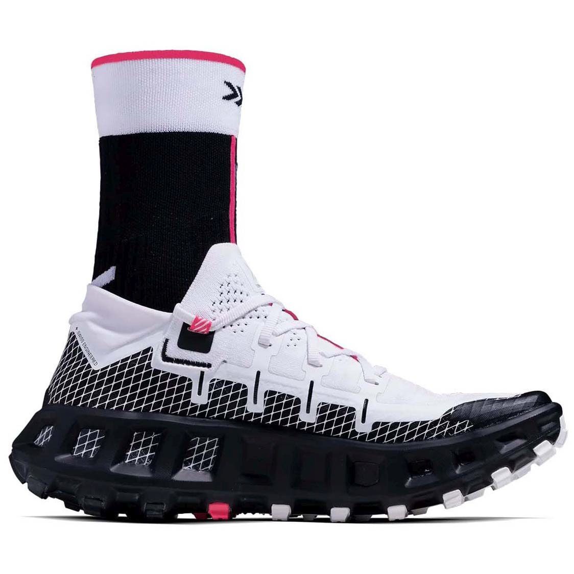 Zapatillas de trail running unisex TERRASKIN X00C + calcetín X-Bionic - Blanco Blanco-2