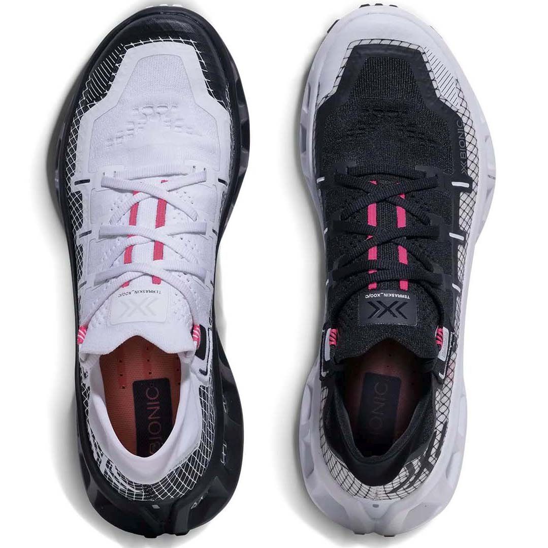 Zapatillas de trail running unisex TERRASKIN X00C + calcetín X-Bionic - Blanco Blanco-4