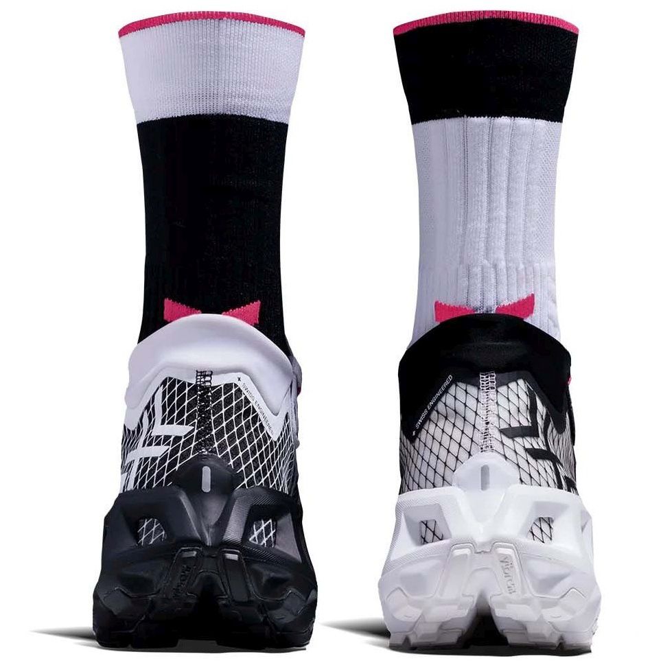 Zapatillas de trail running unisex TERRASKIN X00C + calcetín X-Bionic - Blanco Blanco-6