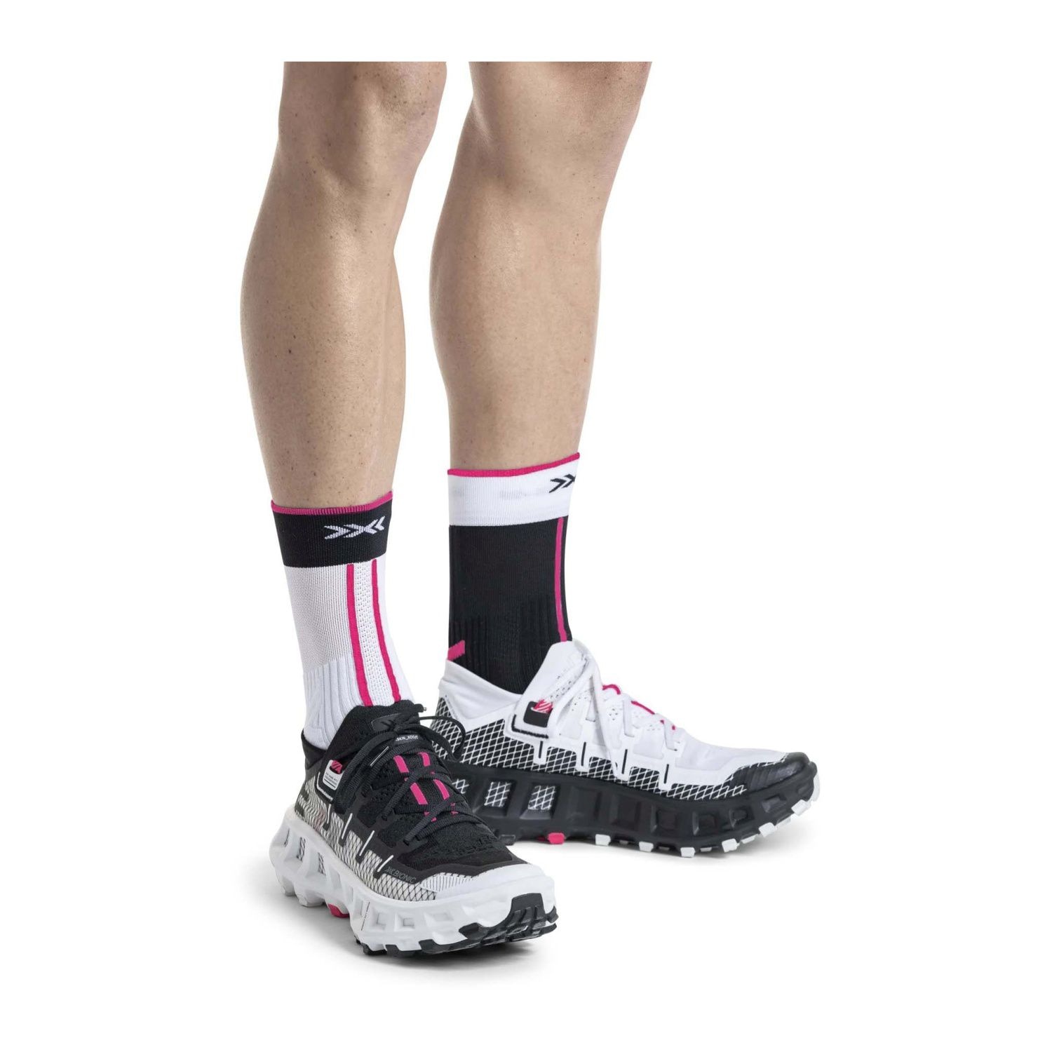 Zapatillas de trail running unisex TERRASKIN X00C + calcetín X-Bionic - Blanco Blanco-10