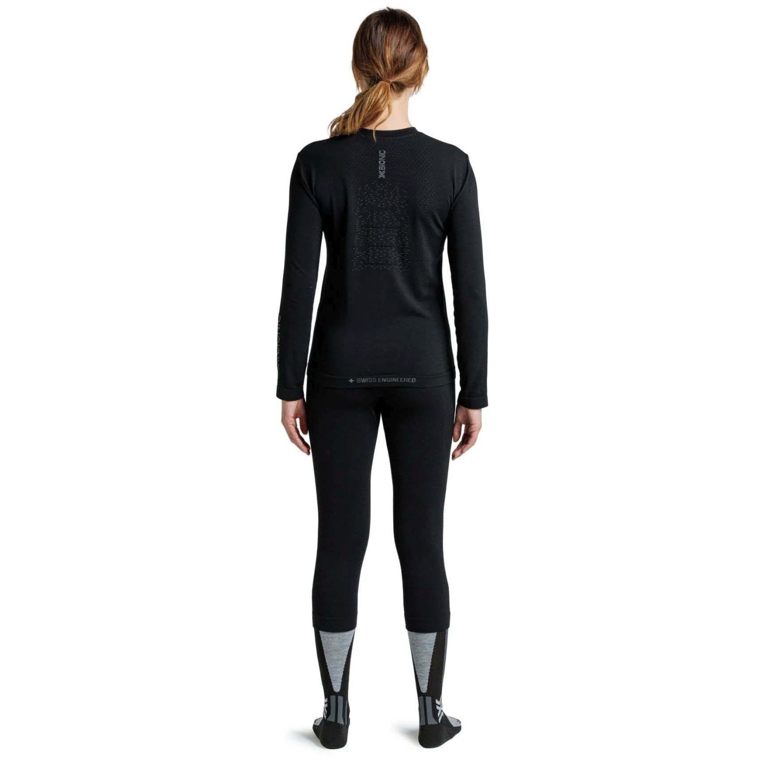 Camiseta térmica de mujer MIGHTYWOOL Merino X-Bionic - Negro Negro-5