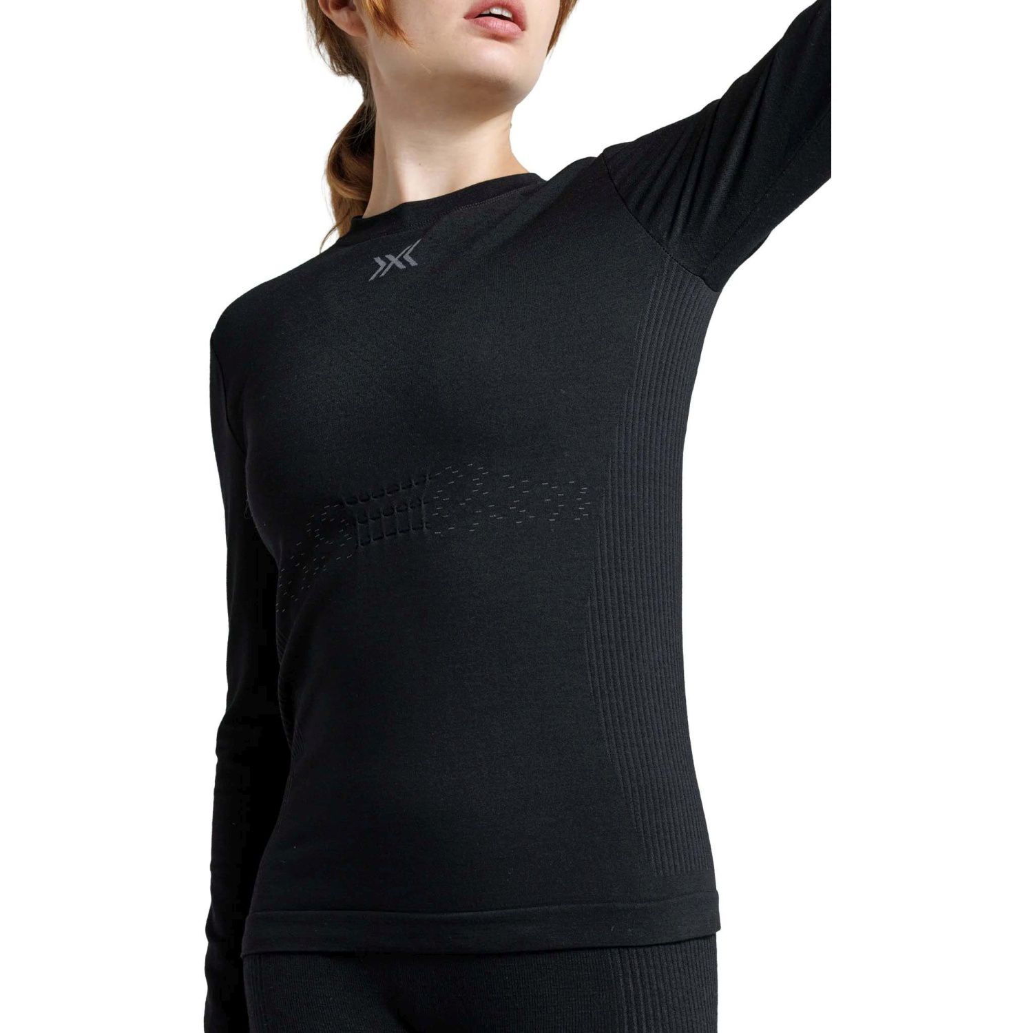 Camiseta térmica de mujer MIGHTYWOOL Merino X-Bionic - Negro Negro-10