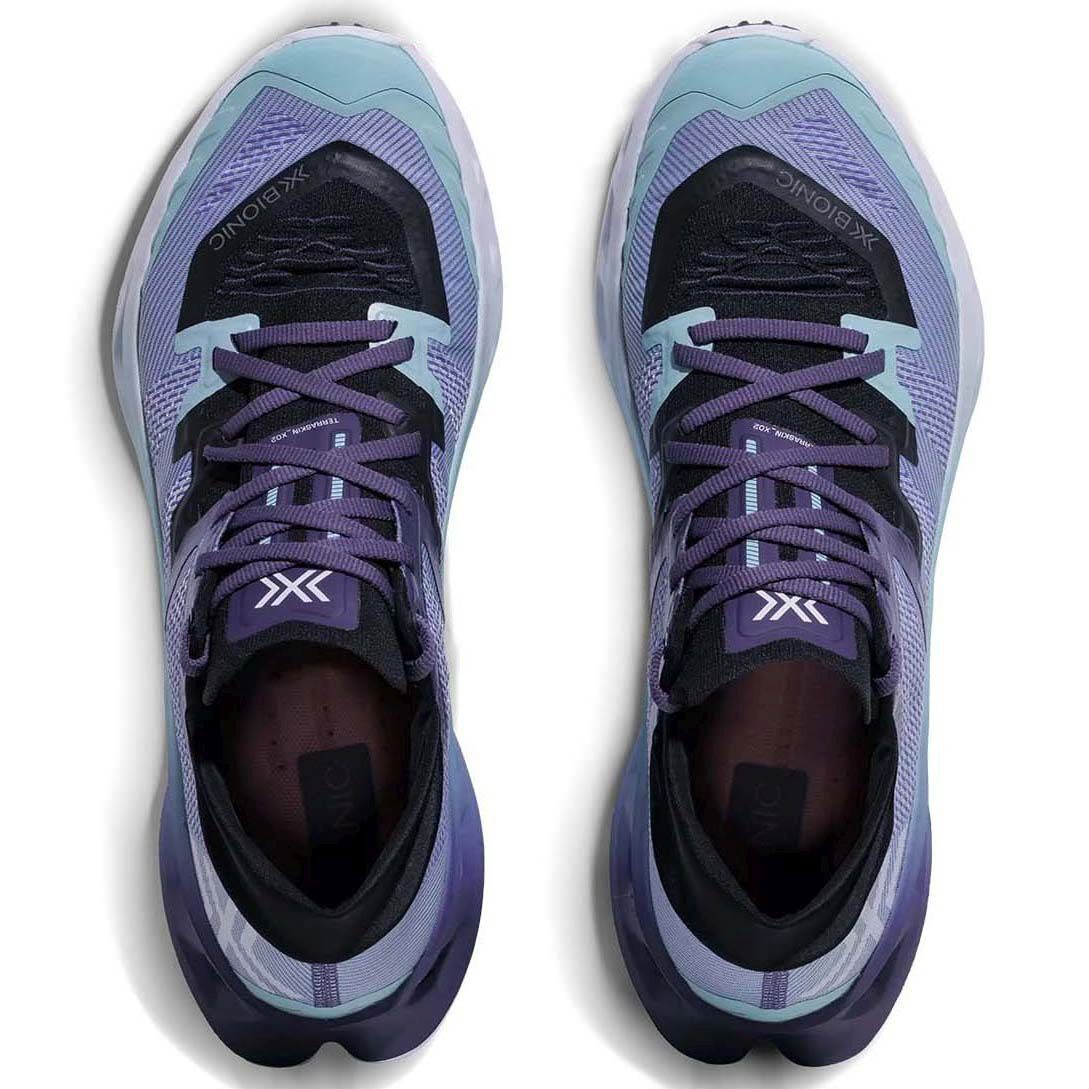 Zapatillas de trail running unisex TERRASKIN X02 + calcetín X-Bionic - Morado Morado-5
