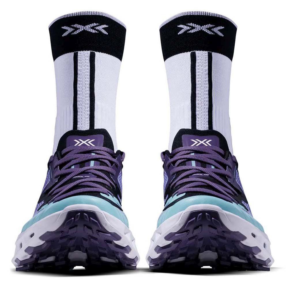 Zapatillas de trail running unisex TERRASKIN X02 + calcetín X-Bionic - Morado Morado-7