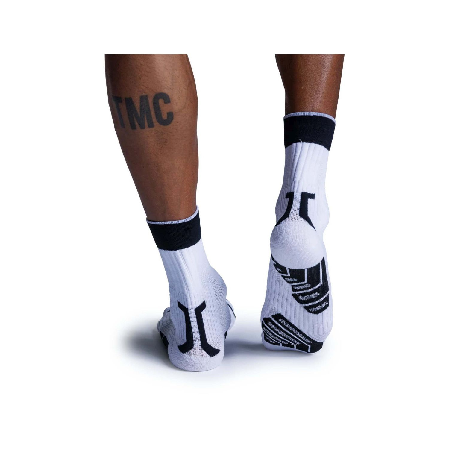 Imagen 4 de Calcetines de trail running unisex TERRASKIN EXPERT CREW X-Socks - Blanco / Negro Blanco / Negro