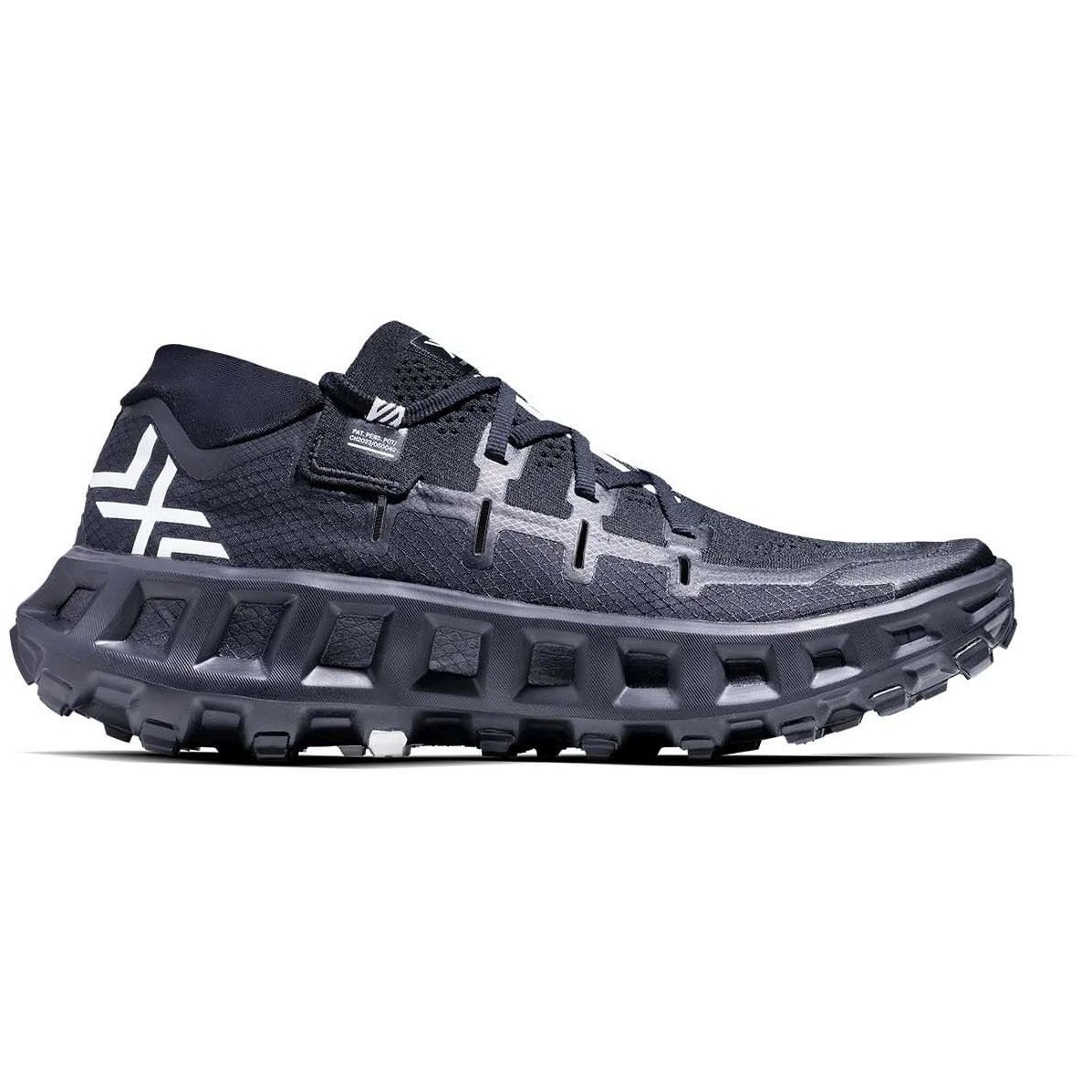 Zapatillas de trail running unisex TERRASKIN X01 + calcetín X-Bionic - Negro Negro-4