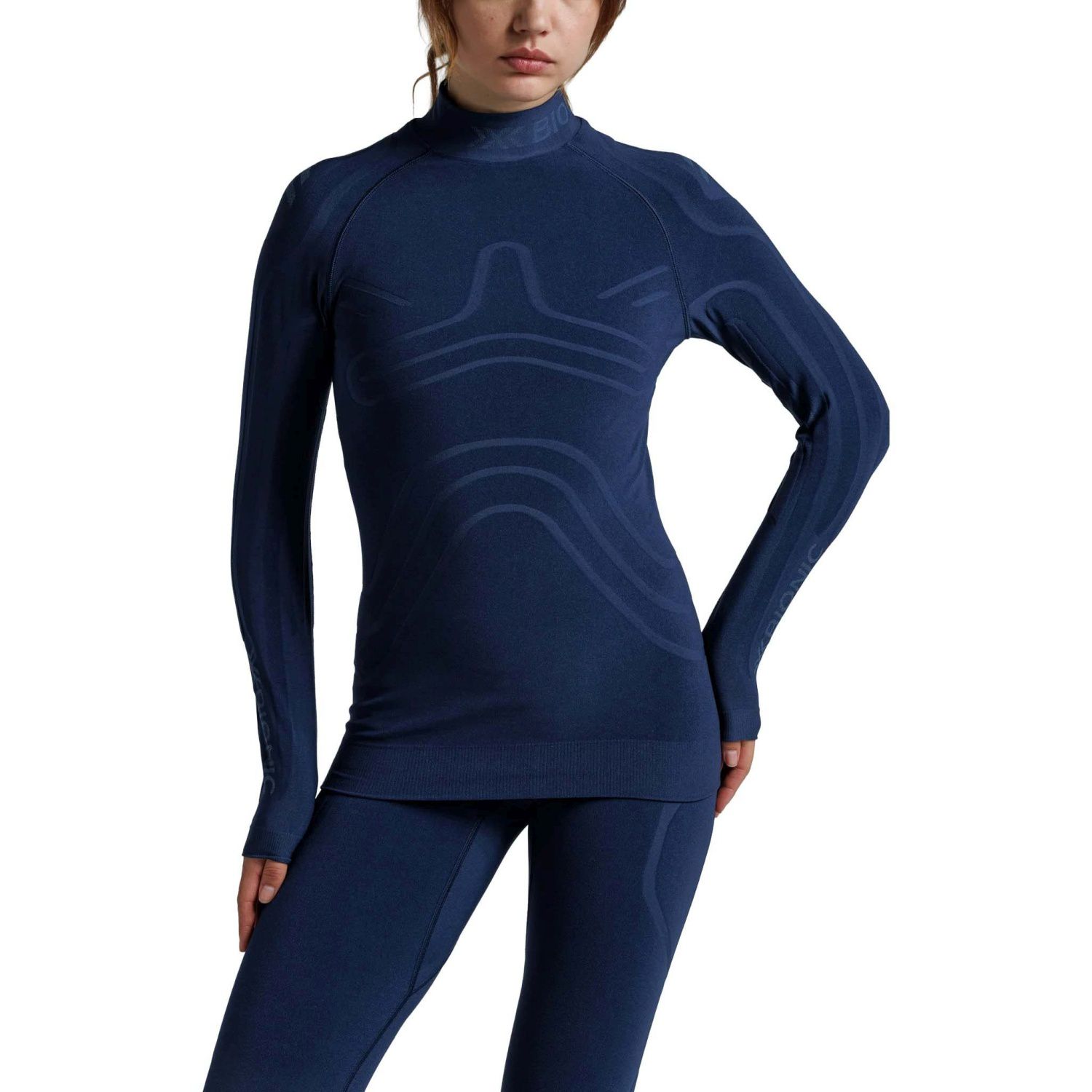 Camiseta térmica de mujer HEATLOOP LS X-Bionic - Azul oscuro Azul oscuro-5