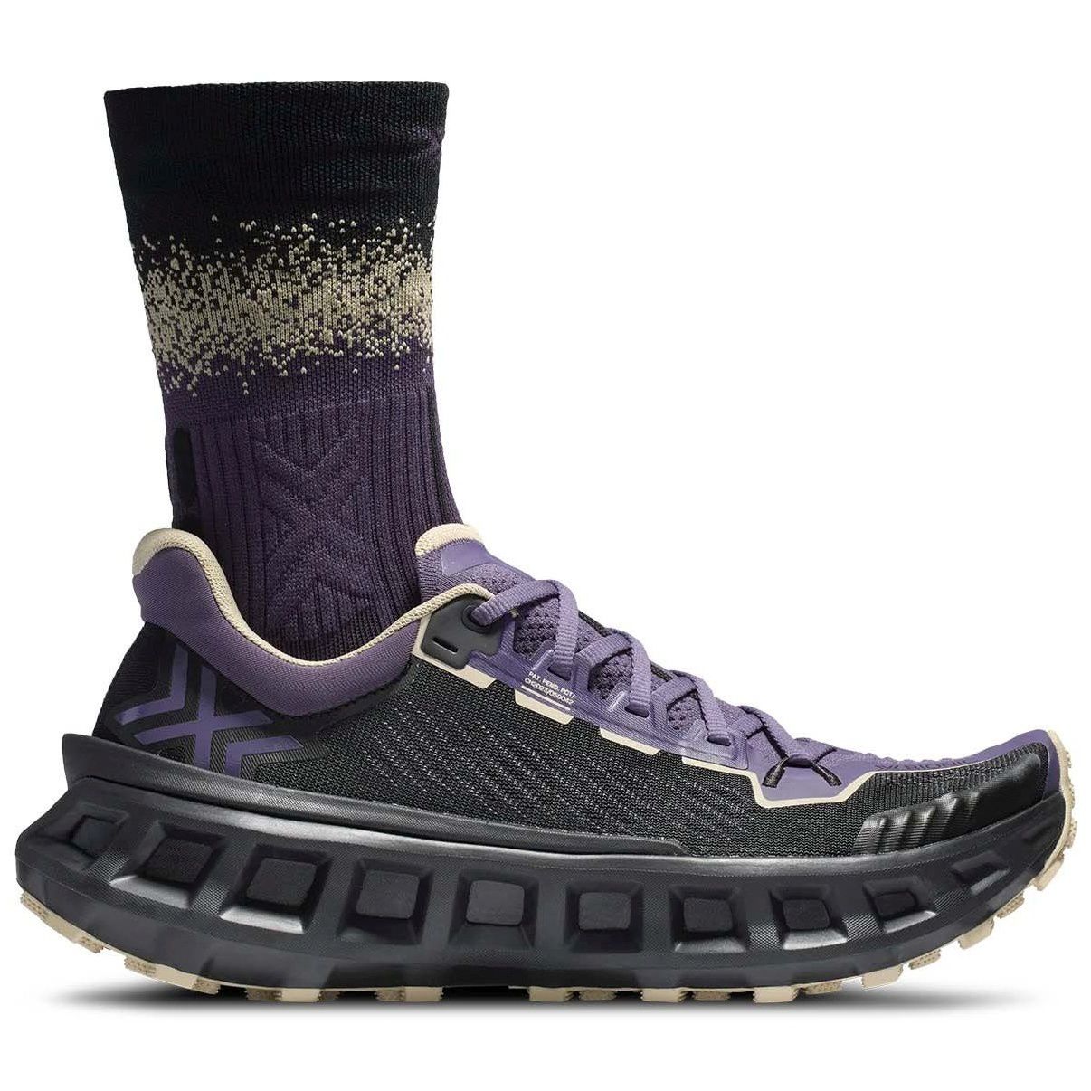 Zapatillas de trail running unisex TERRASKIN X03 + calcetín X-Bionic - Morado Morado-1