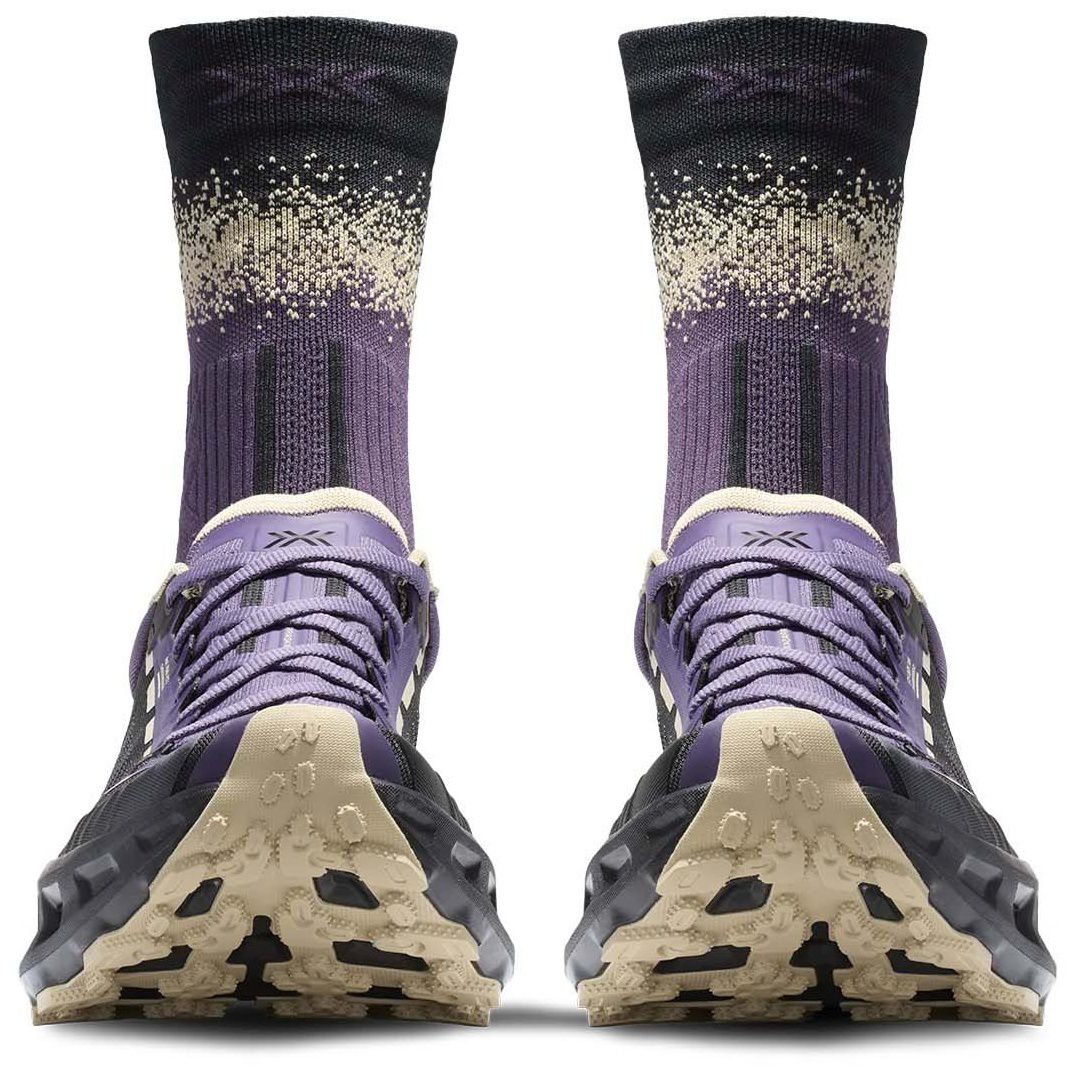Zapatillas de trail running unisex TERRASKIN X03 + calcetín X-Bionic - Morado Morado-4