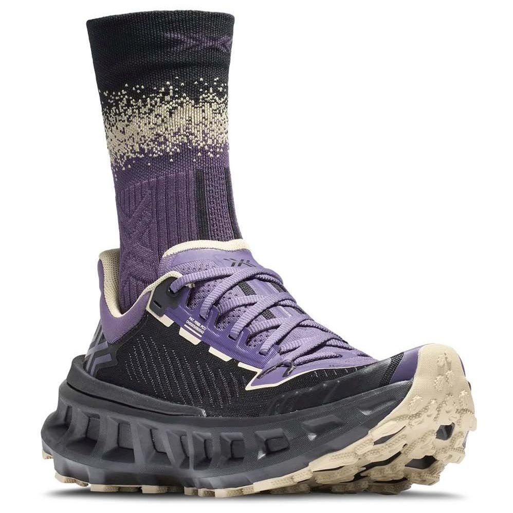 Zapatillas de trail running unisex TERRASKIN X03 + calcetín X-Bionic - Morado Morado-5