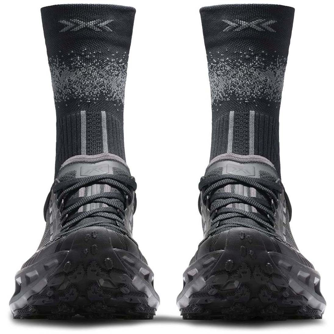 Zapatillas de trail running unisex TERRASKIN X03 + calcetín X-Bionic - Negro Negro-4