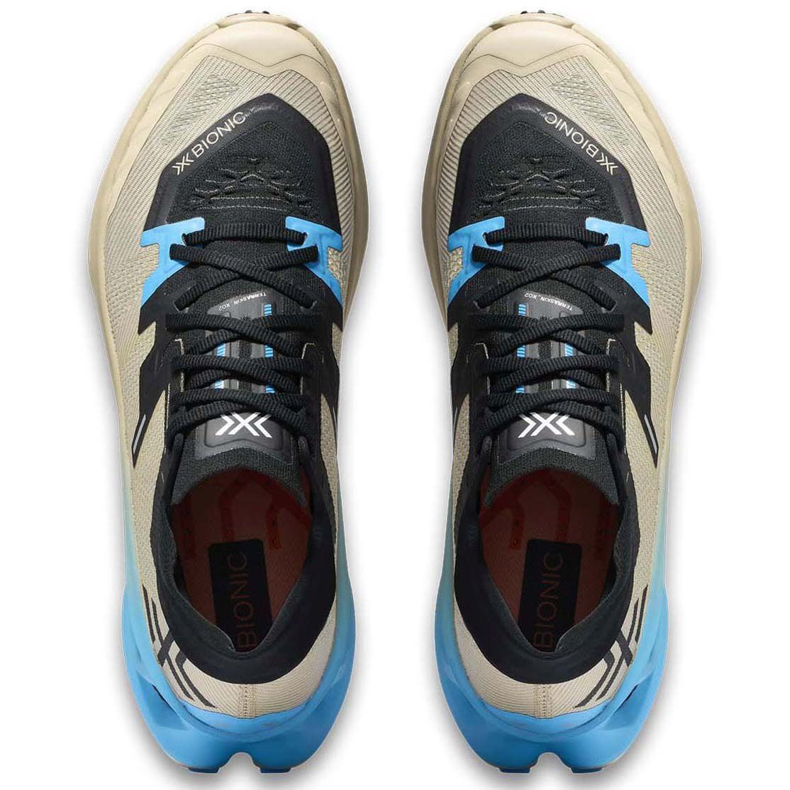 Zapatillas de trail running unisex TERRASKIN X02 + calcetín X-Bionic - Marrón claro Marrón claro-7