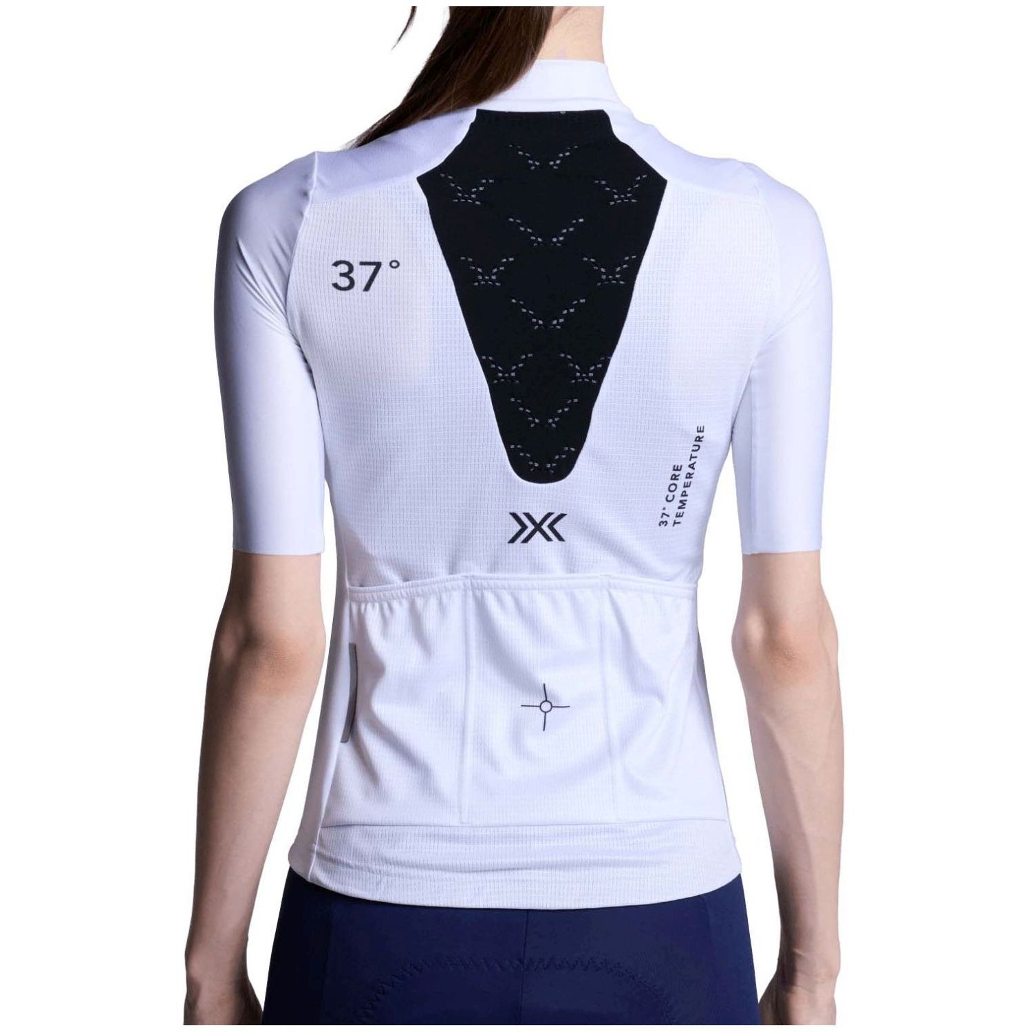 Maillot de ciclismo de mujer COREFUSION RIDE SS X-Bionic - Blanco Blanco-2