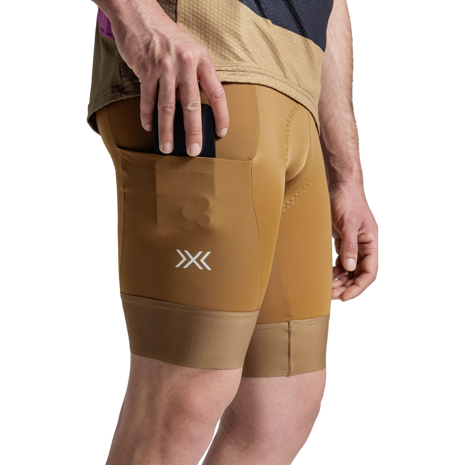 Culotte de ciclismo de hombre COREFUSION RIDE GRAVEL X-Bionic - Marrón Marrón-8