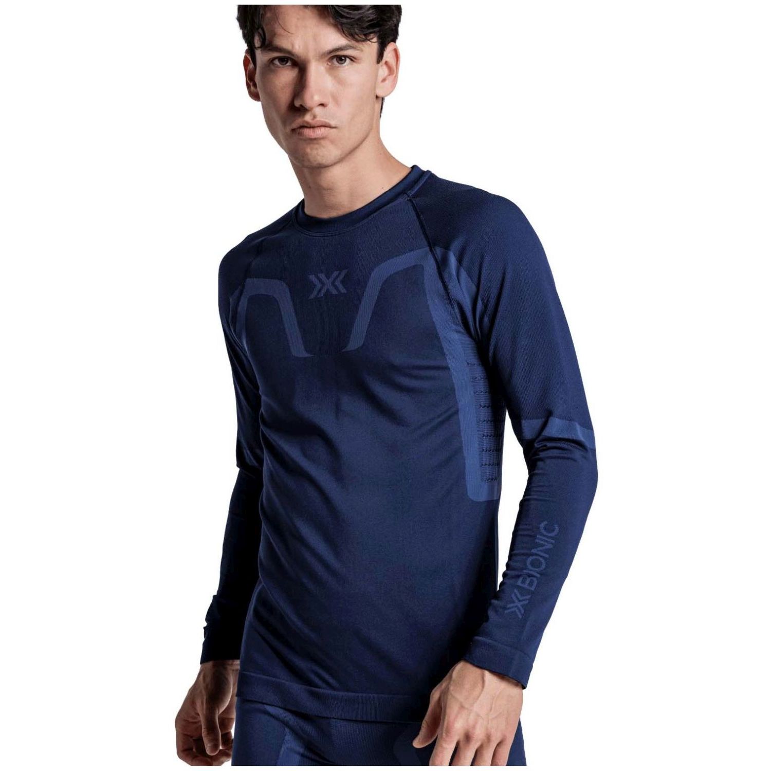 Camiseta térmica de hombre X-ENTIAL BASELAYER X-Bionic - Azul marino Azul marino-1