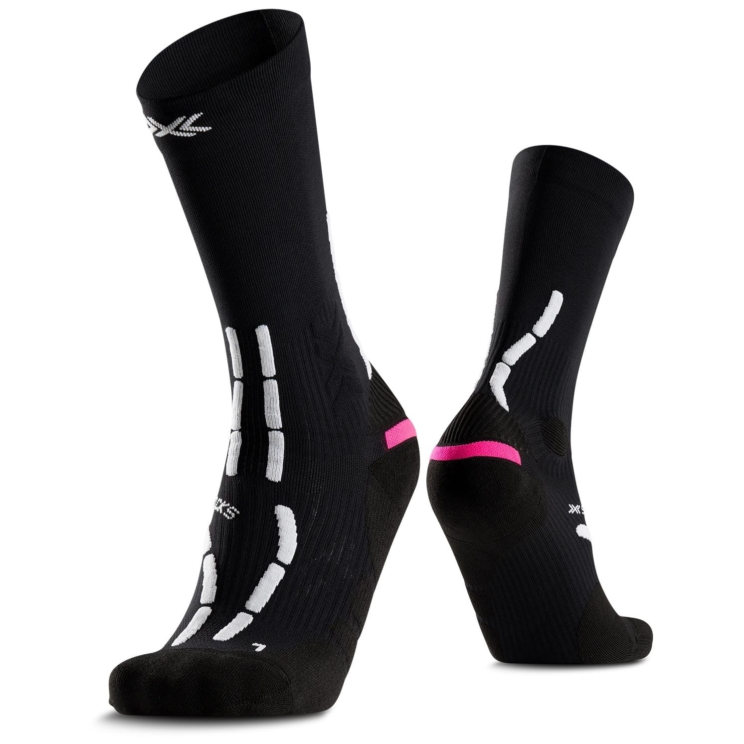 Calcetines de trail running unisex ANATOMIX CREW X-Socks - Negro Negro-1