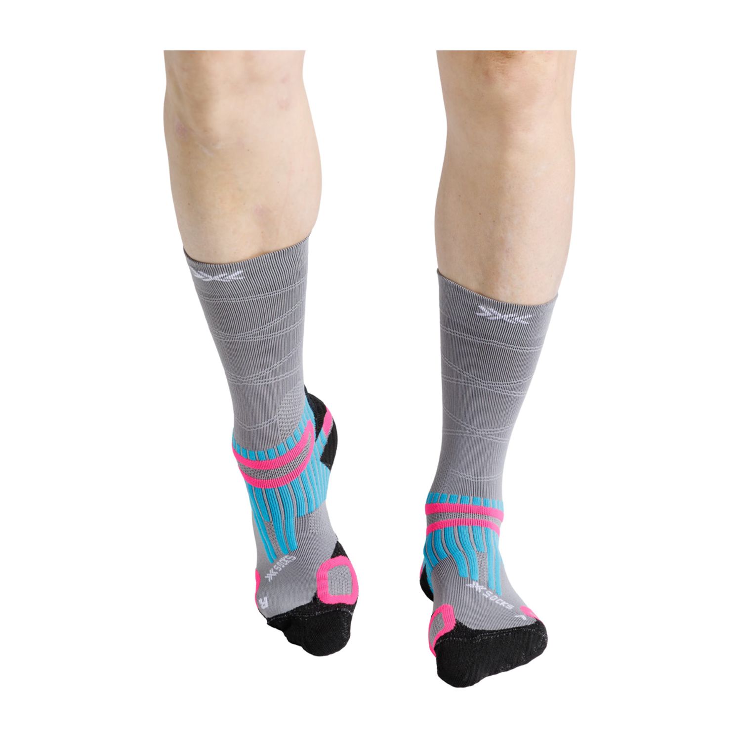 Imagen 2 de Calcetines de montaña unisex ANATOMIX CREW X-Socks - Gris Gris