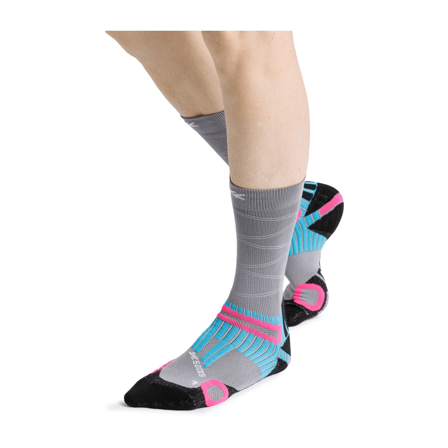 Imagen 3 de Calcetines de montaña unisex ANATOMIX CREW X-Socks - Gris Gris
