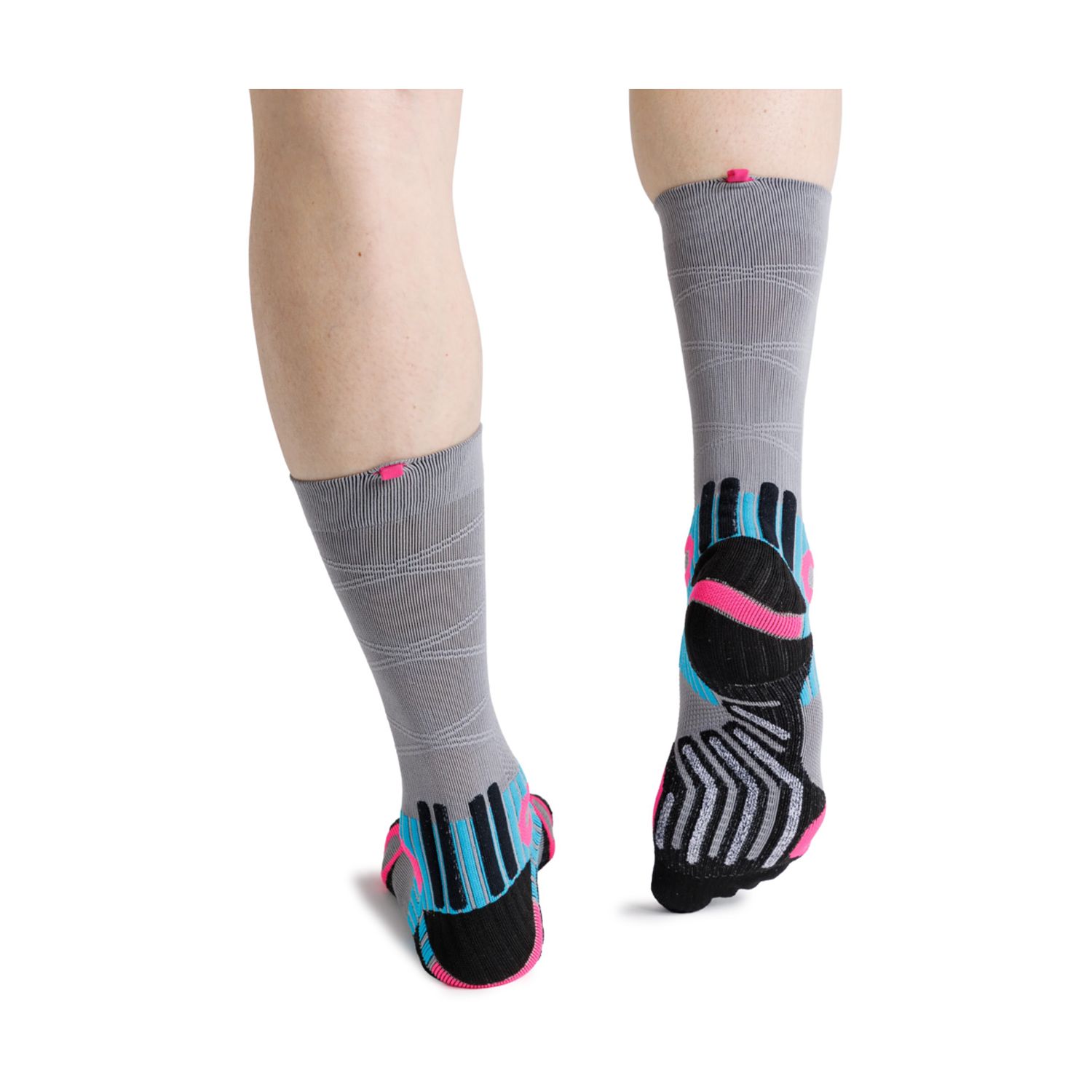 Imagen 4 de Calcetines de montaña unisex ANATOMIX CREW X-Socks - Gris Gris