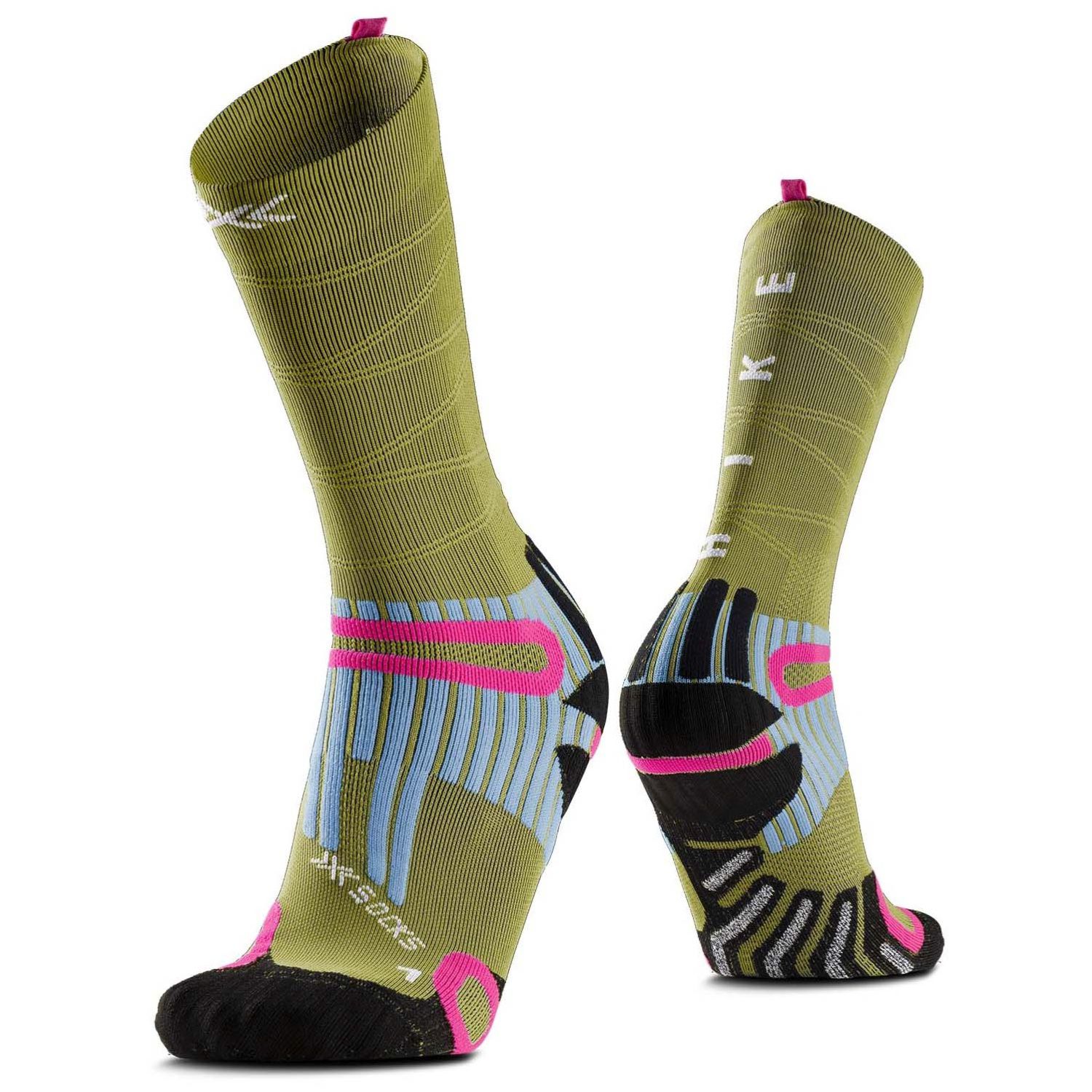 Imagen 1 de Calcetines de montaña unisex ANATOMIX CREW X-Socks - Verde Verde
