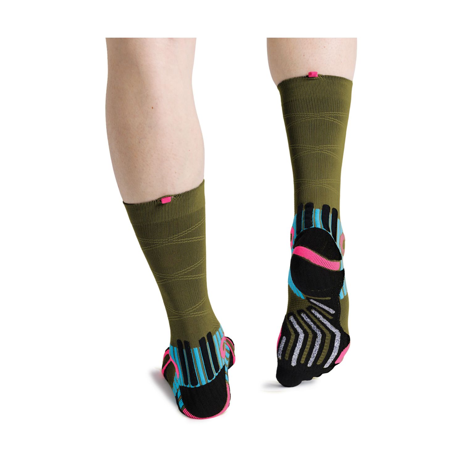 Imagen 4 de Calcetines de montaña unisex ANATOMIX CREW X-Socks - Verde Verde