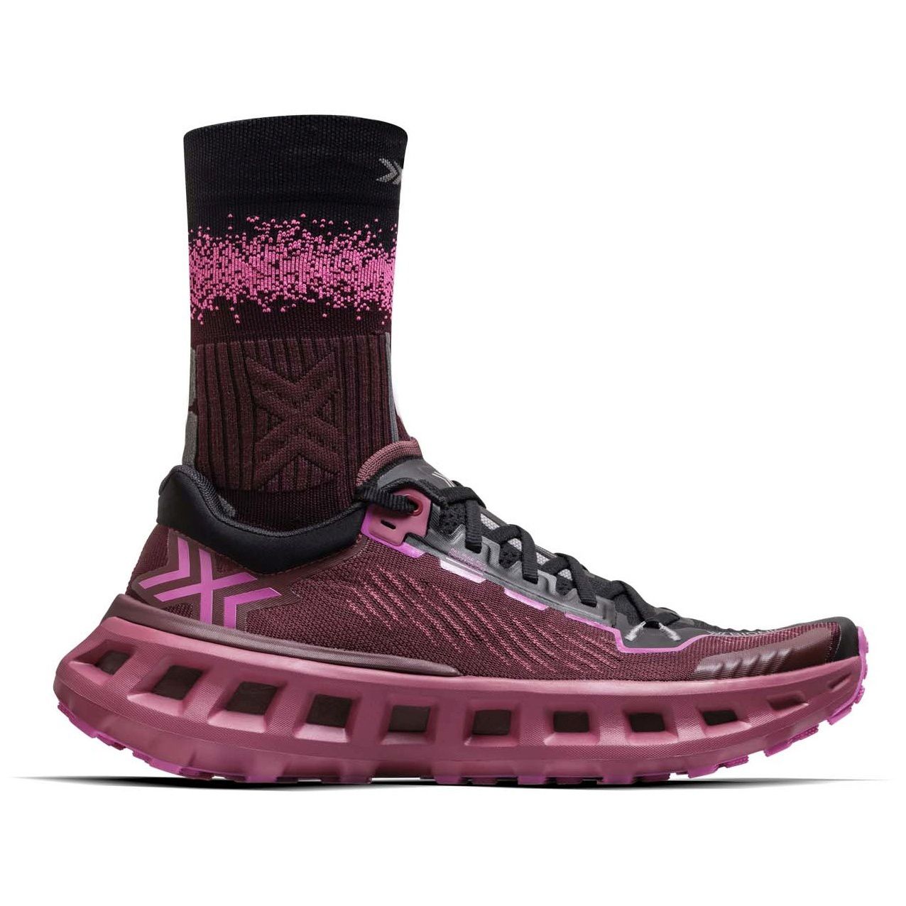 Zapatillas de trail running unisex TERRASKIN X03 + calcetín X-Bionic - Rosa Rosa-1