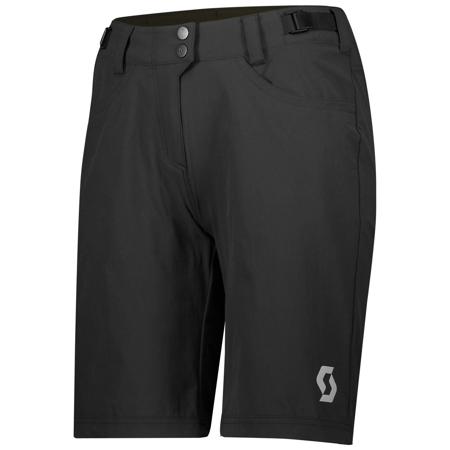 Imagen 0 de Culotte de ciclismo de mujer TRAIL FLOW W/PAD Scott Negro