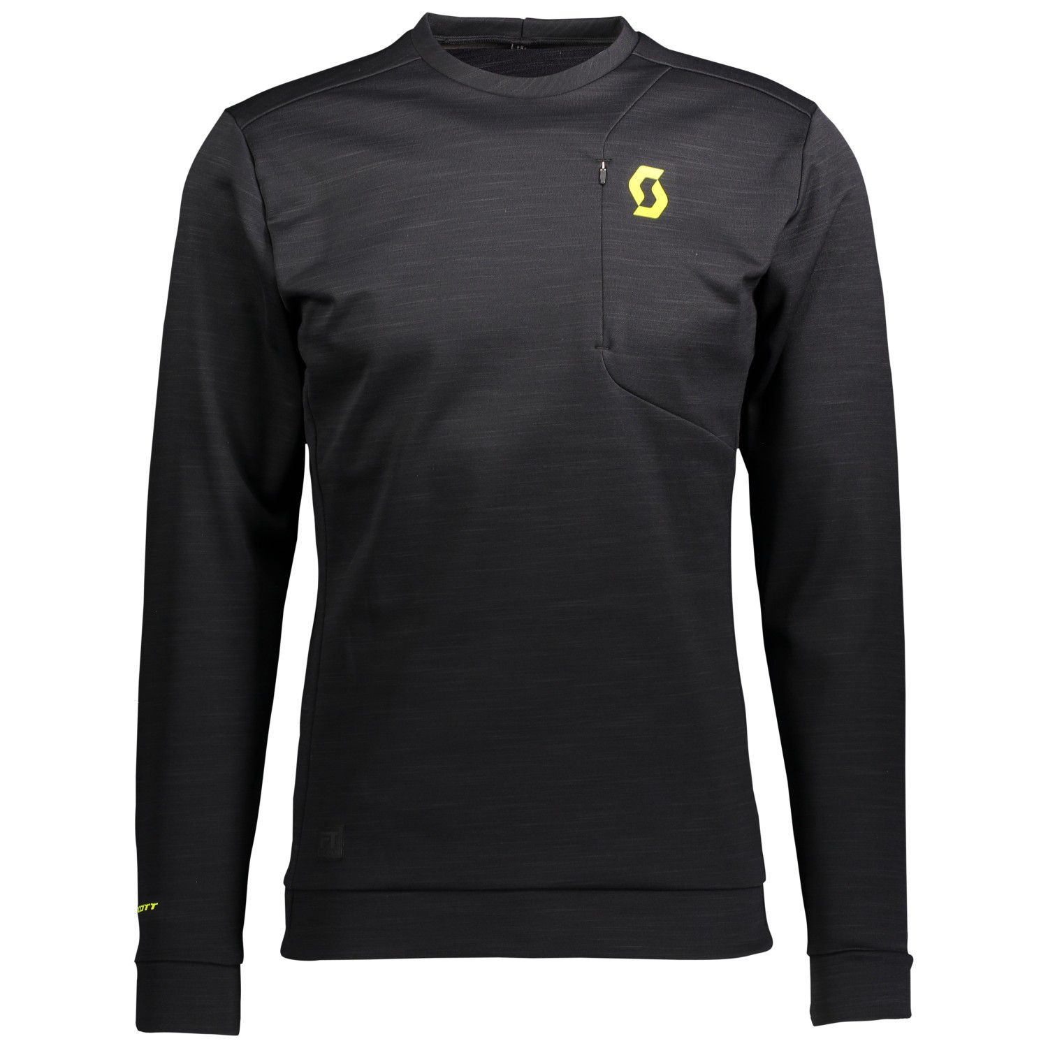 Sudadera de hombre CREWNECK DEFINED Scott - Negro Negro-1
