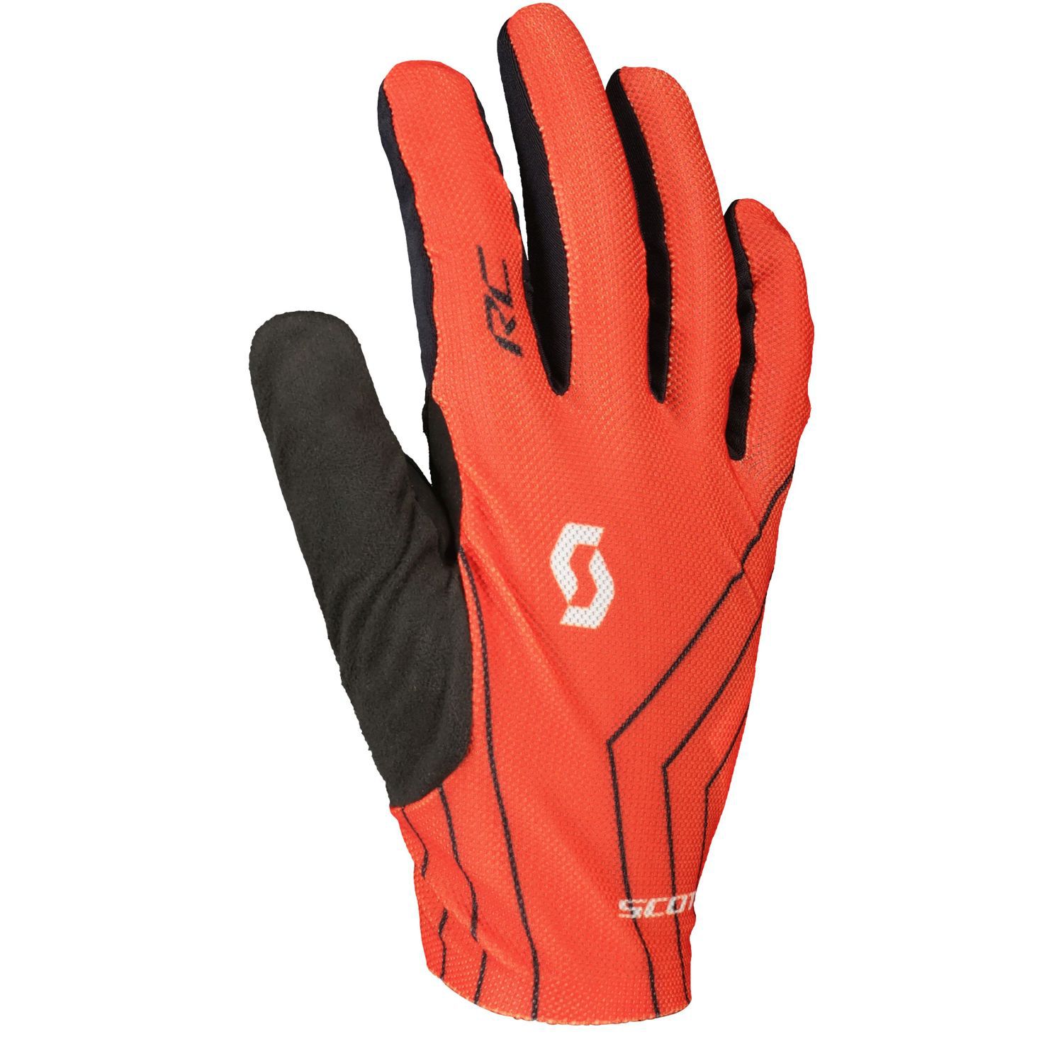 Imagen 0 de Guante de ciclismo unisex RC TEAM LF Scott Rojo