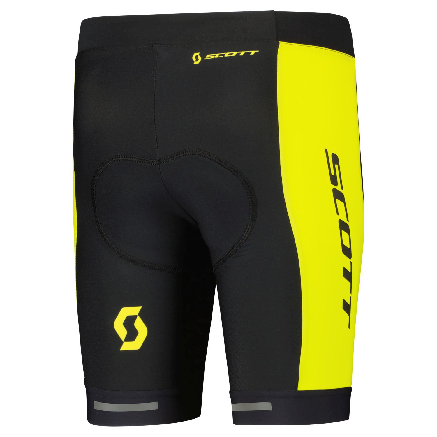 Imagen 2 de Culotte de ciclismo de niños JR RC PRO Scott - Negro Negro