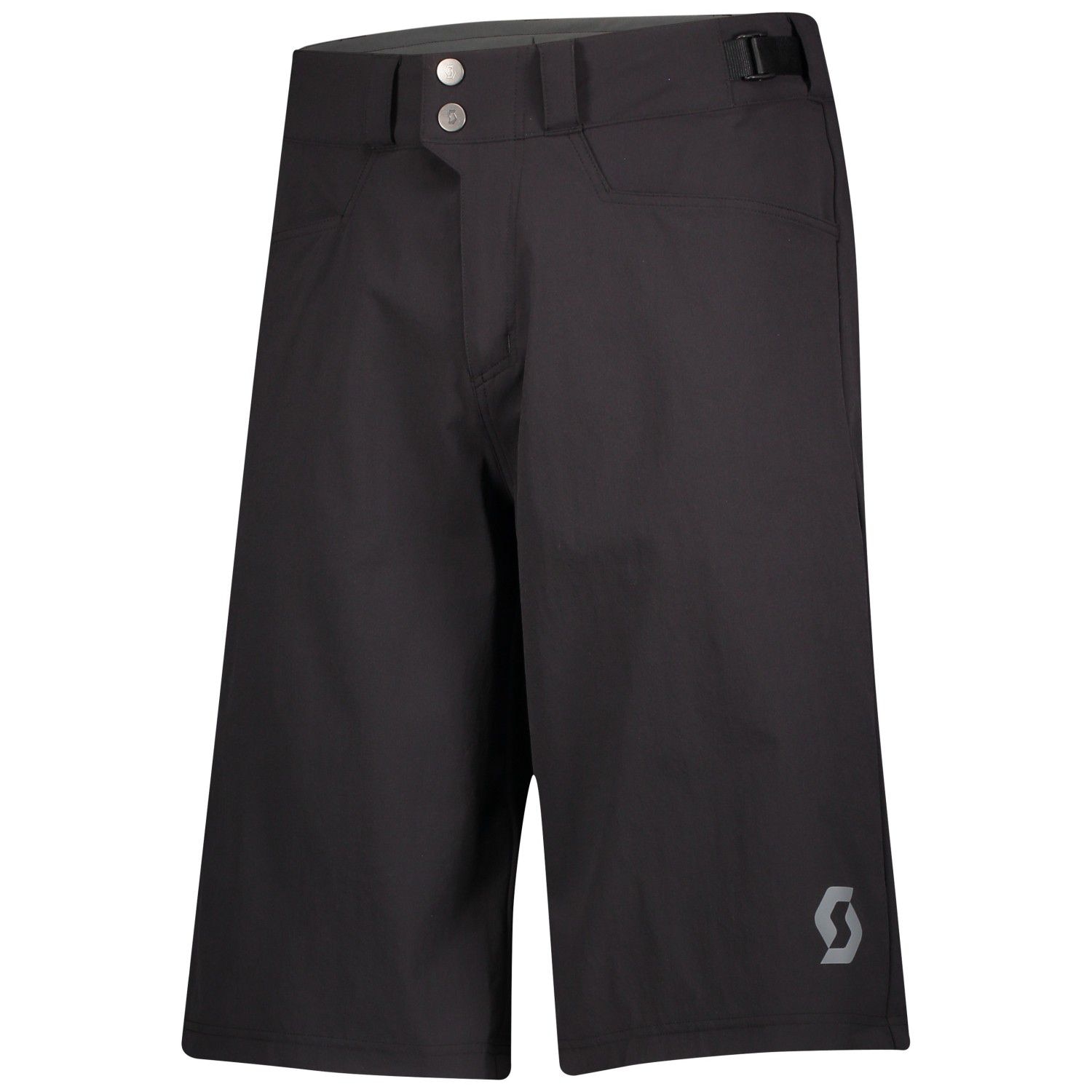 Culotte de ciclismo de hombre TRAIL FLOW con badana Scott - Negro Negro-1
