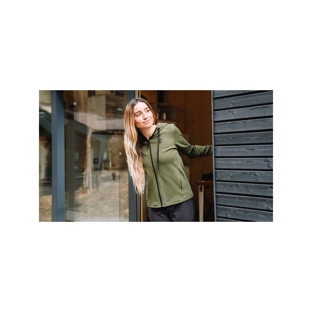 Imagen 3 de Sudadera de mujer TECH ZIP Scott - Verde Verde